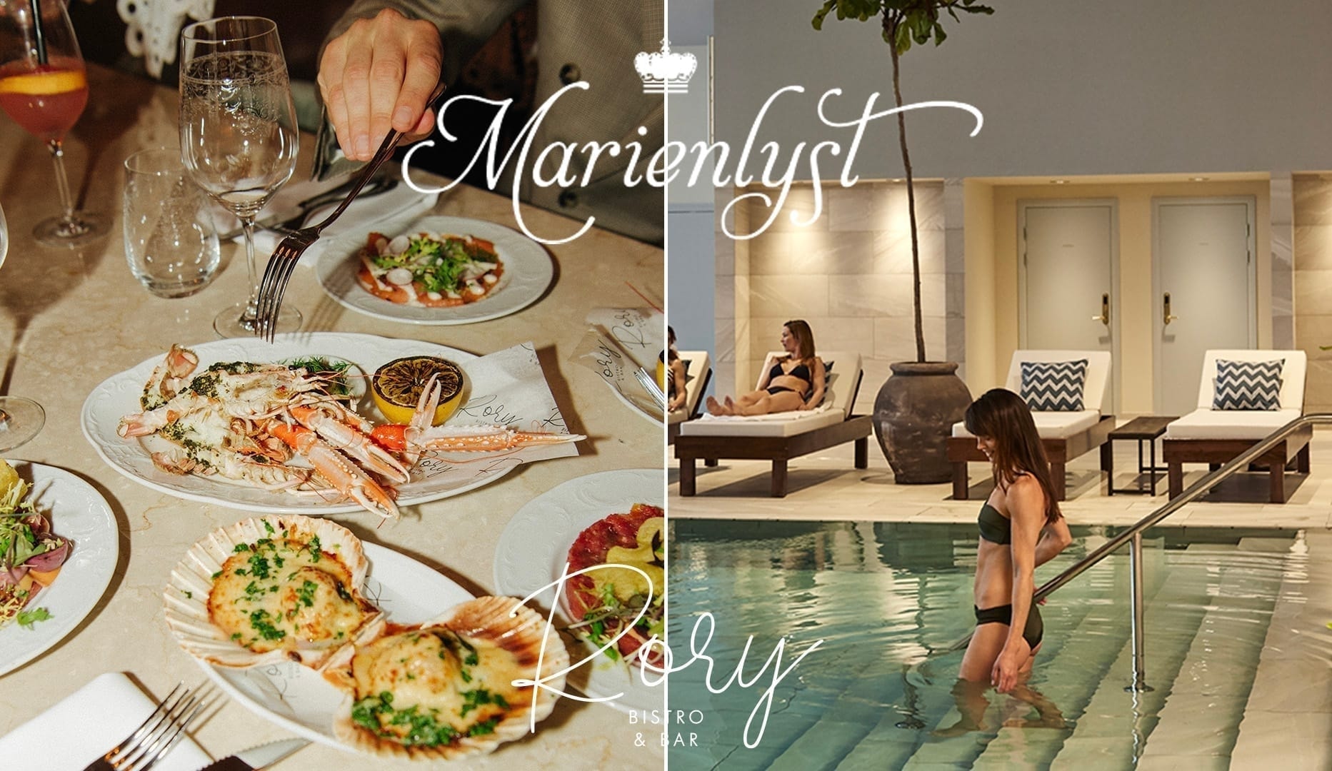 Marienlyst: Pool Club & Let's Lunch i Rory Bistro