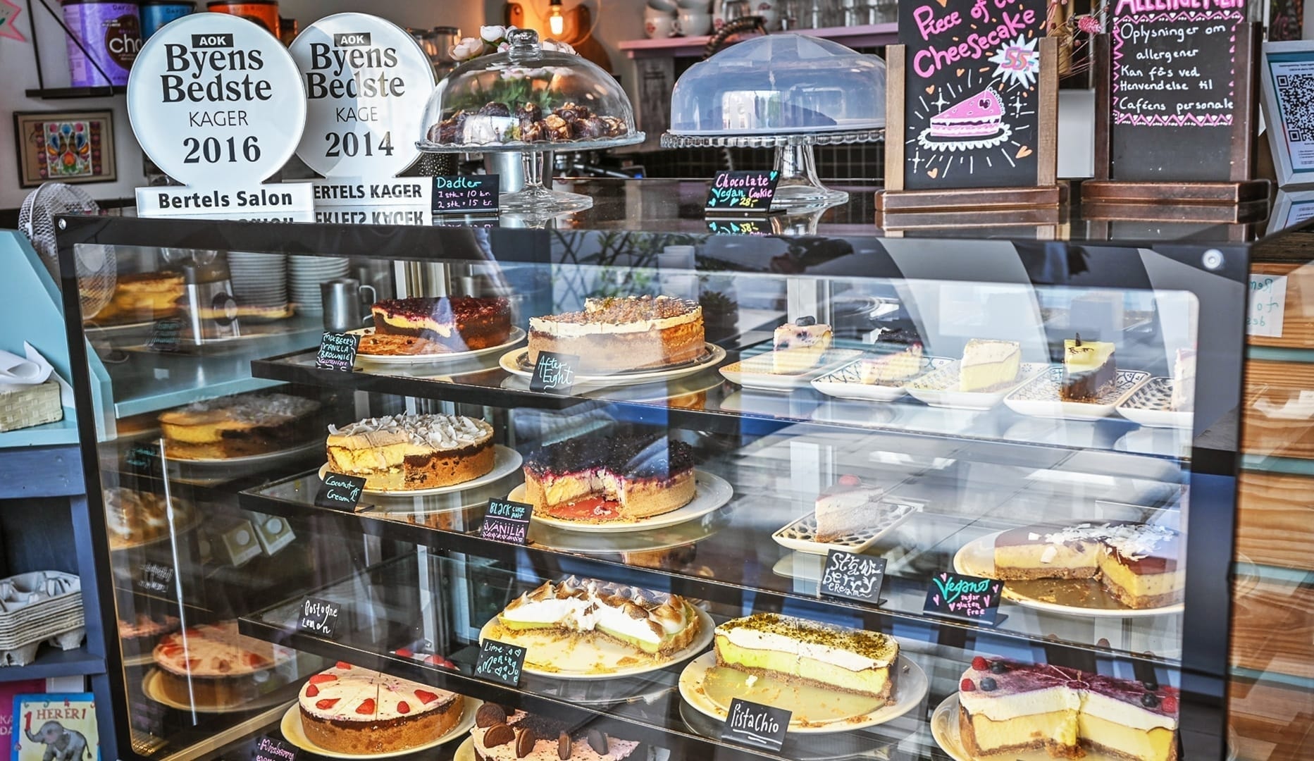 Valgfri sandwich og kage hos Bertels