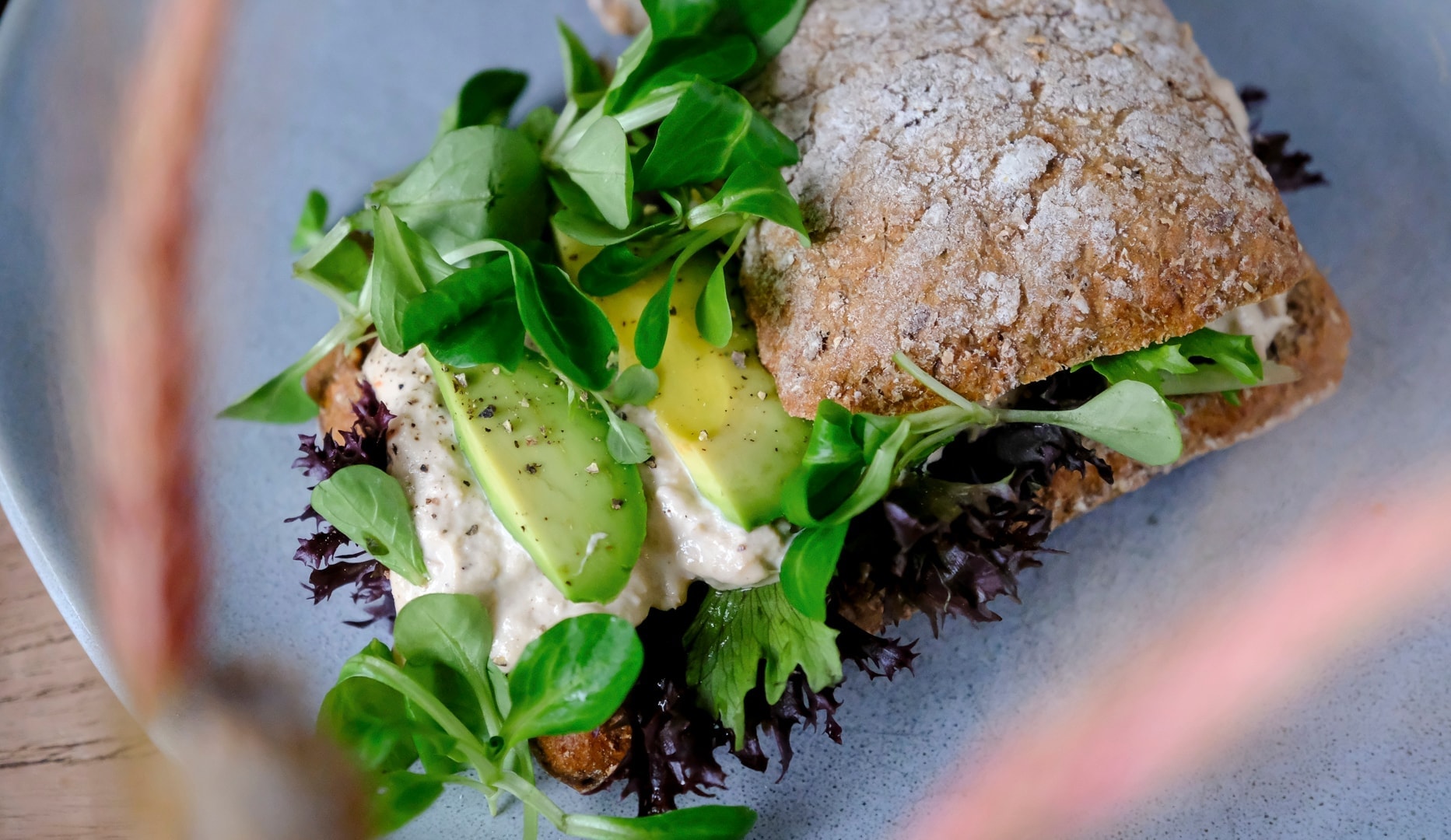 Valgfri sandwich og kage hos Bertels