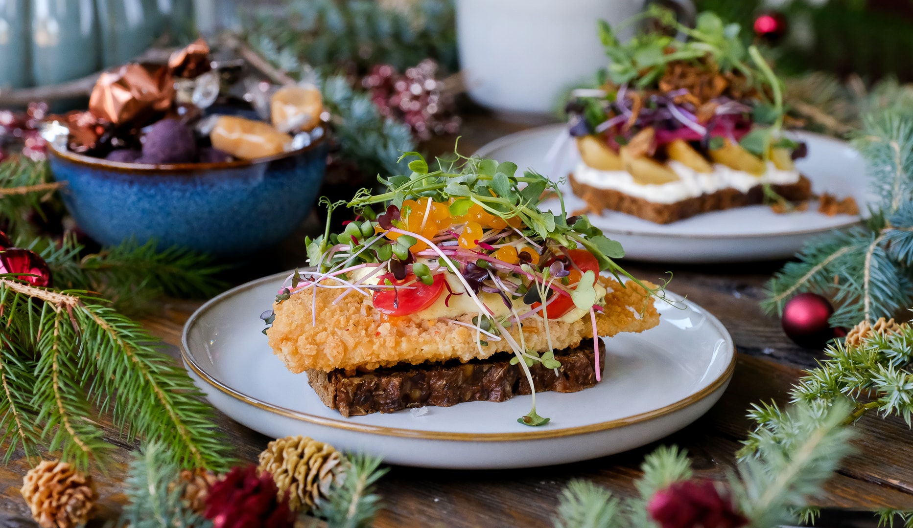 Juledekorations-kursus m. gourmetsmørrebrød