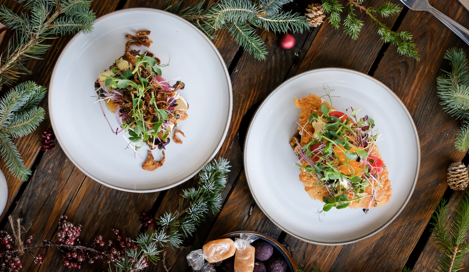 Juledekorations-kursus m. gourmetsmørrebrød