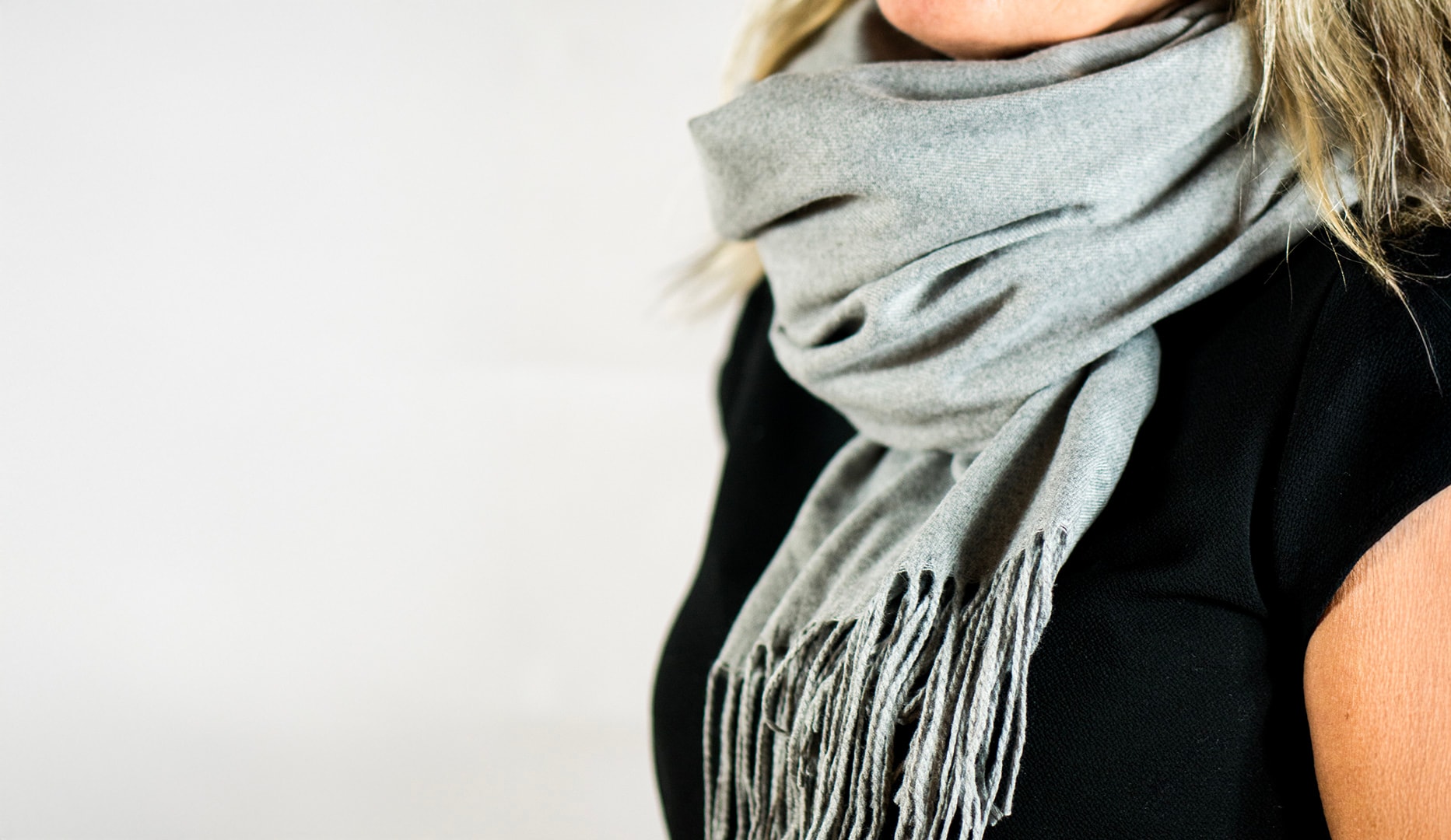 Tørklæder i cashmere - 8 farver!