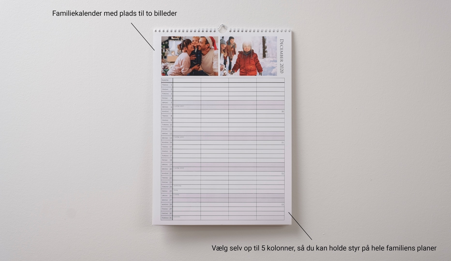 Personlig fotokalender