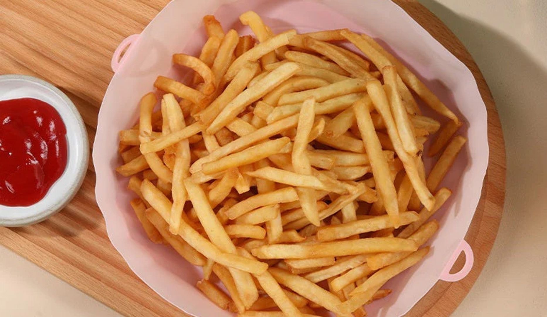 1/2/4 stk. Silikoneform til Airfryer