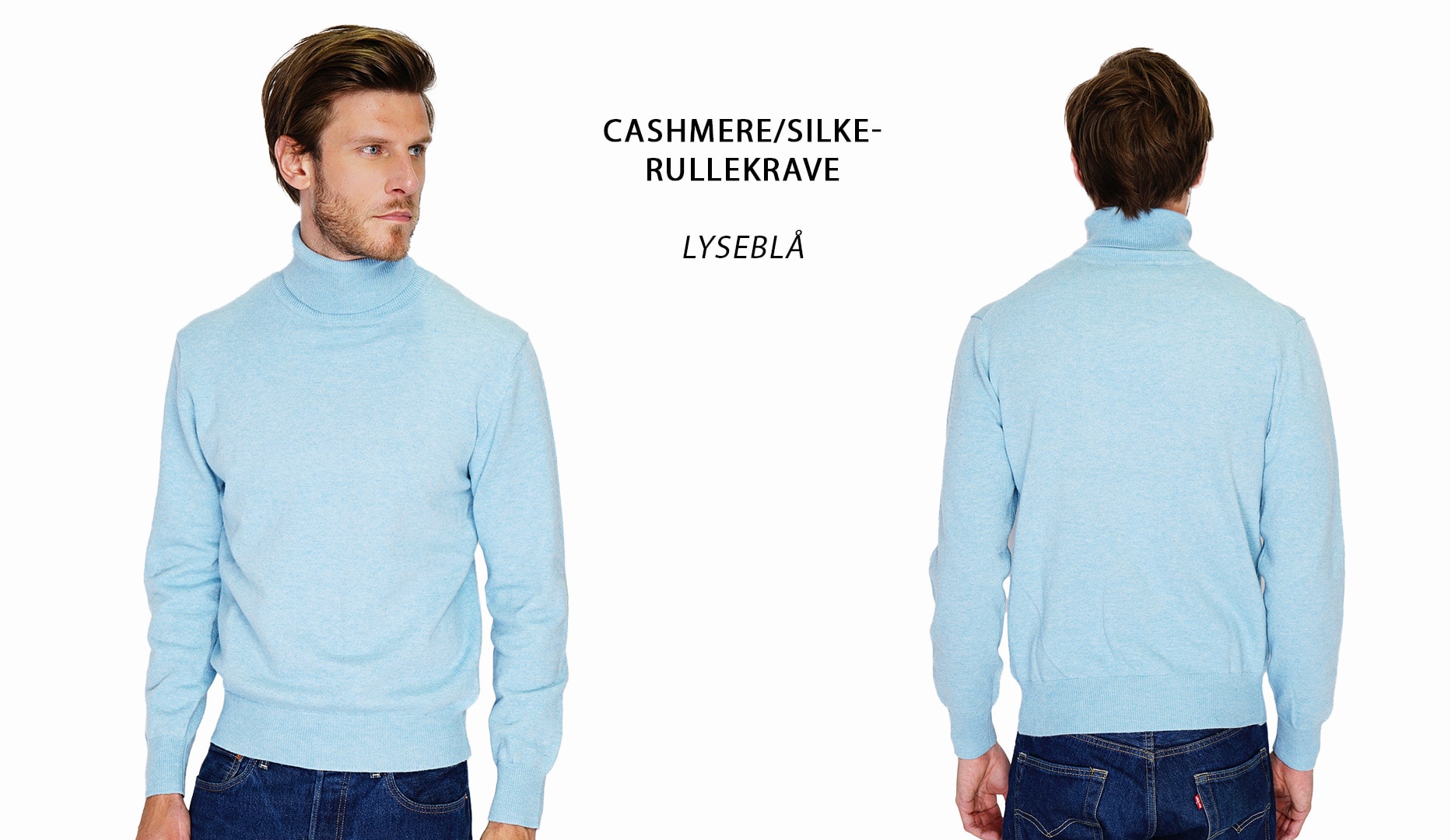 Cashmere-trøjer til mænd | Spar 73 %