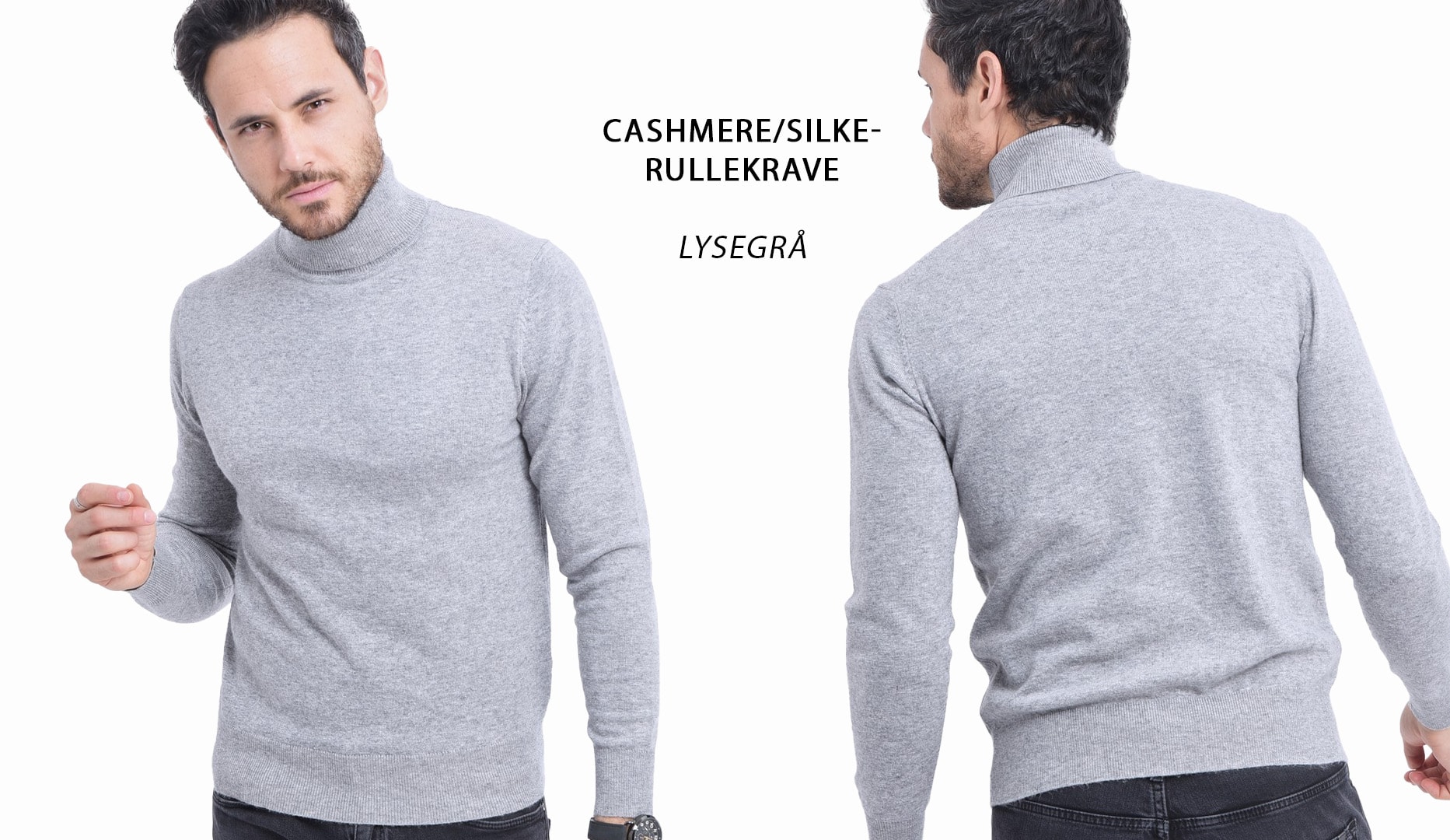 Cashmere-trøjer til mænd | Spar 73 %