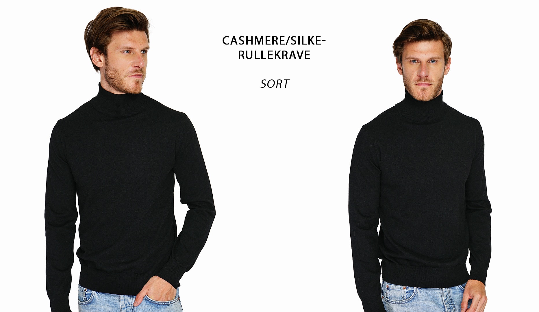 Cashmere-trøjer til mænd | Spar 73 %