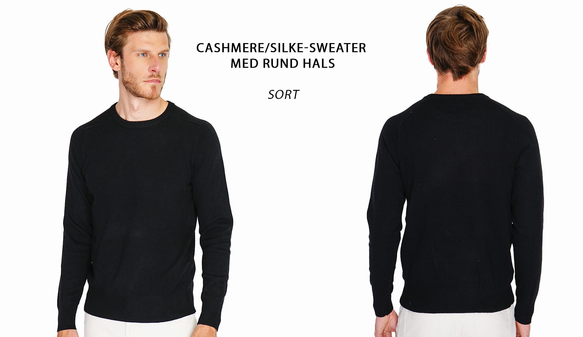 Cashmere-trøjer til mænd | Spar 73 %