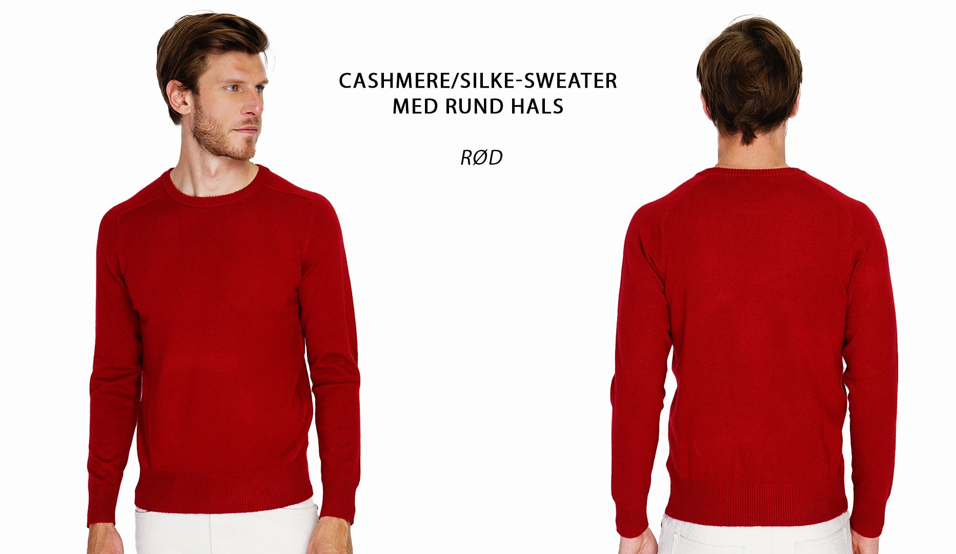 Cashmere-trøjer til mænd | Spar 73 %