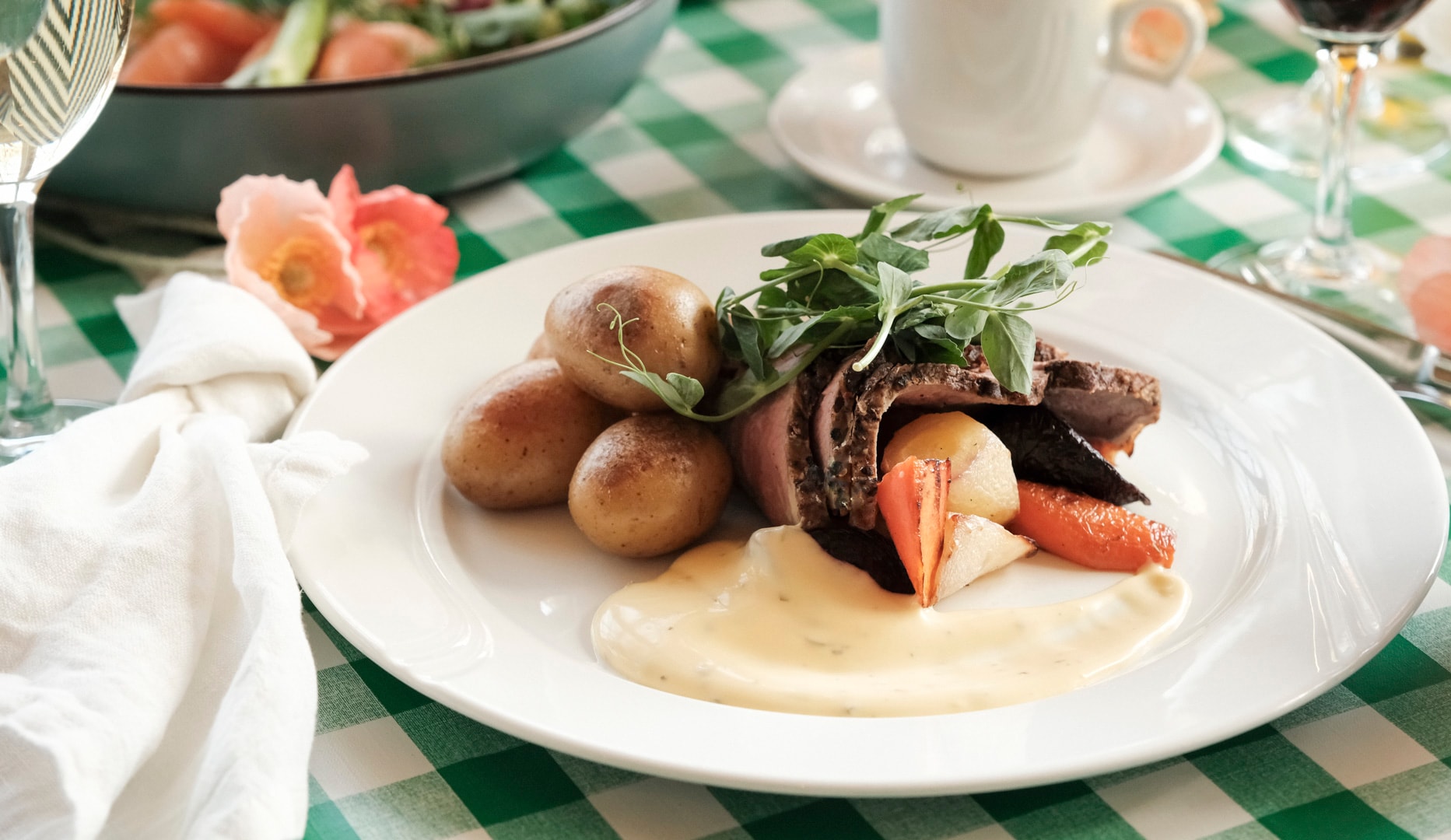 Fest på Bakkens Spisehus – 3 retter & Fri øl, vin og vand.