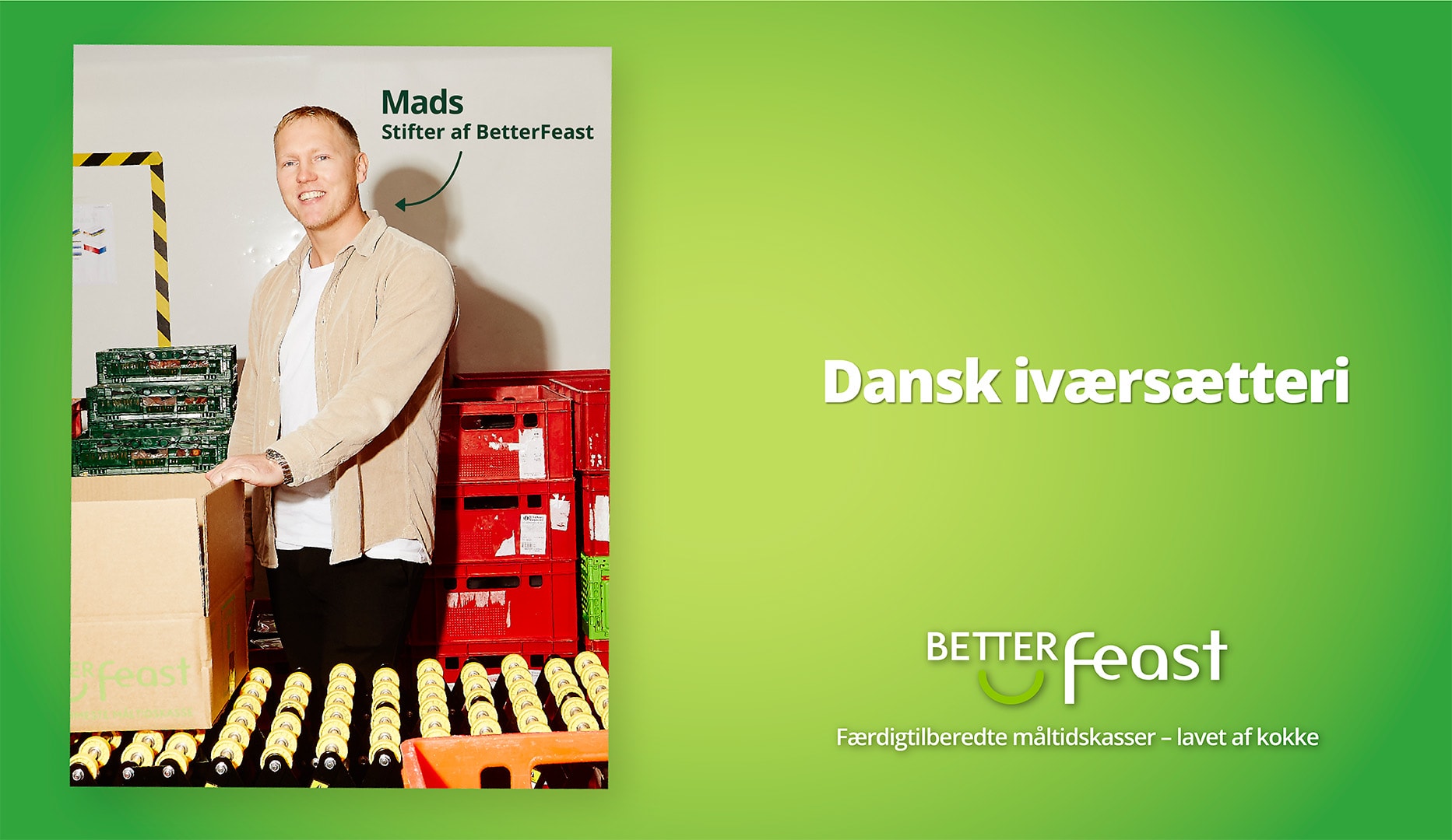 BetterFeast: Færdigtilberedte måltidskasser - lavet af kokke