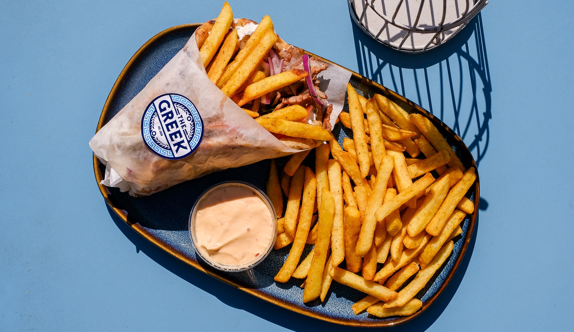 Gyros hos The Greek på Godthåbsvej
