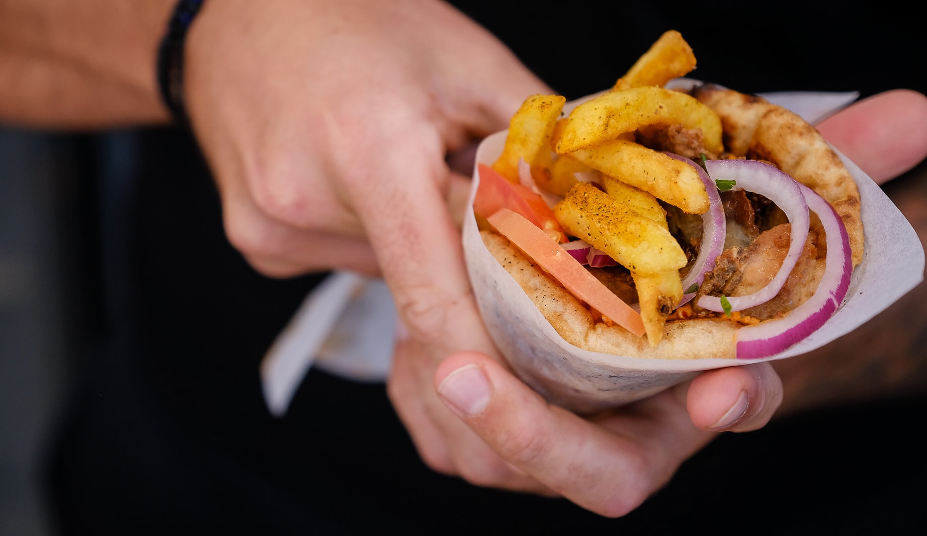 Gyros hos The Greek på Godthåbsvej