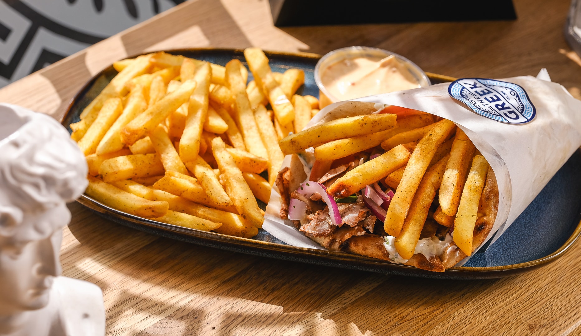 Gyros hos The Greek på Godthåbsvej