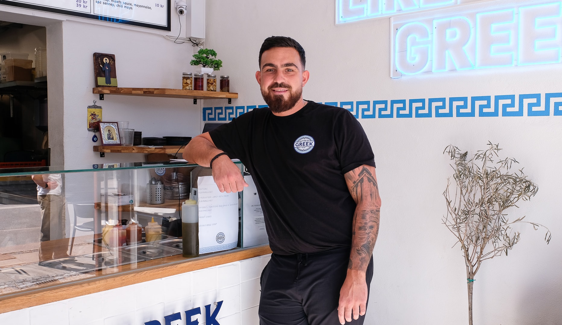 Gyros hos The Greek på Godthåbsvej