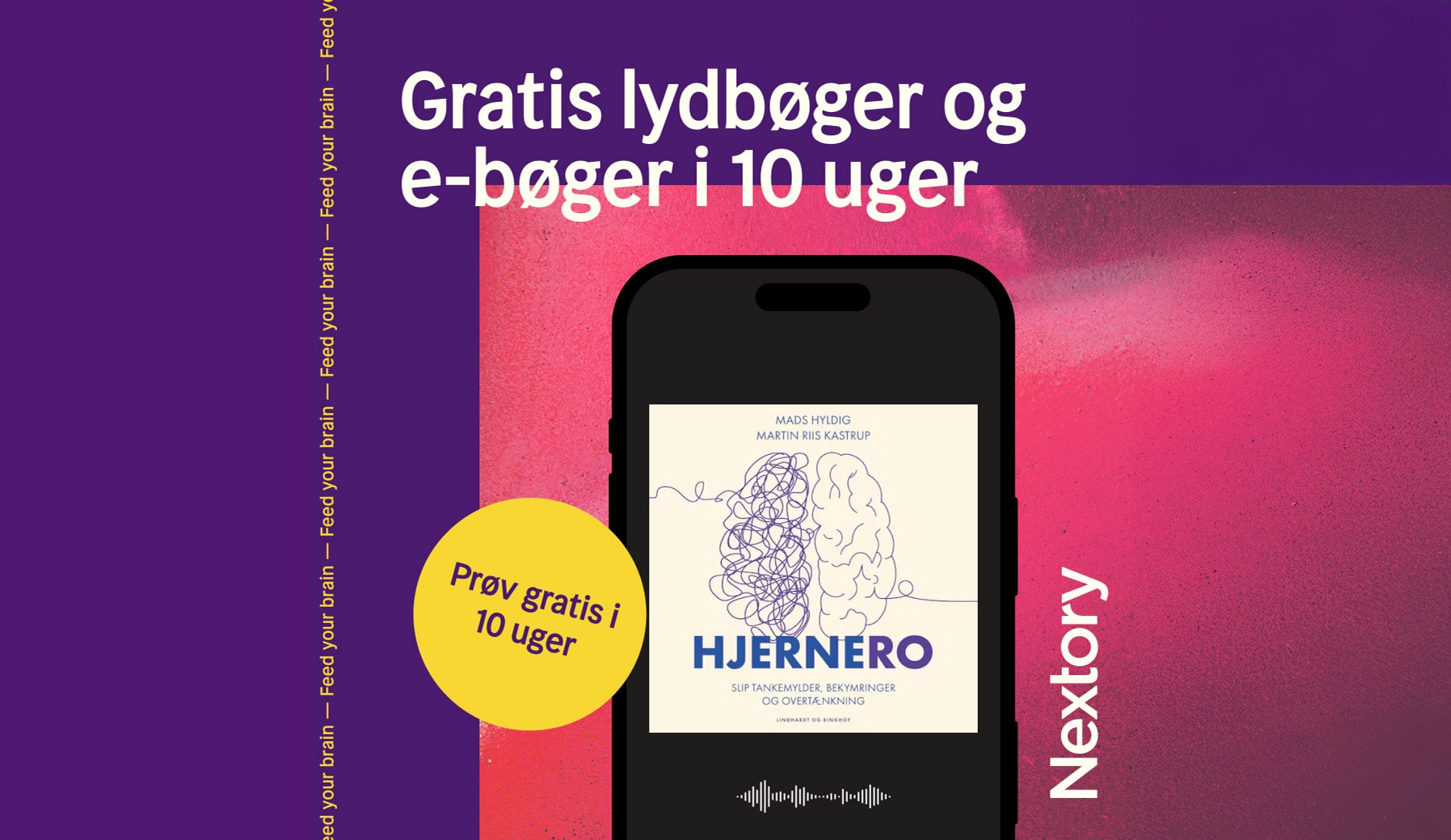 10 ugers GRATIS Lydbog - Nextory
