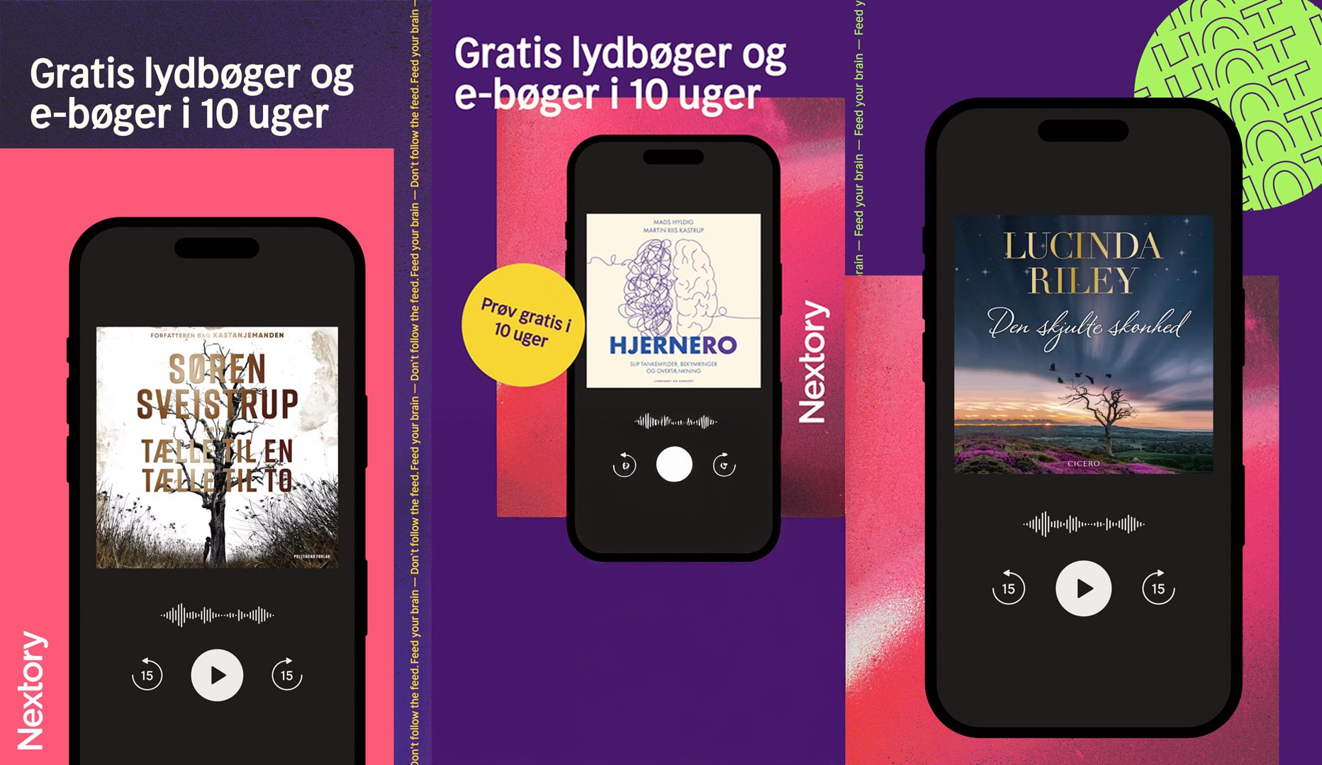 10 ugers GRATIS Lydbog - Nextory