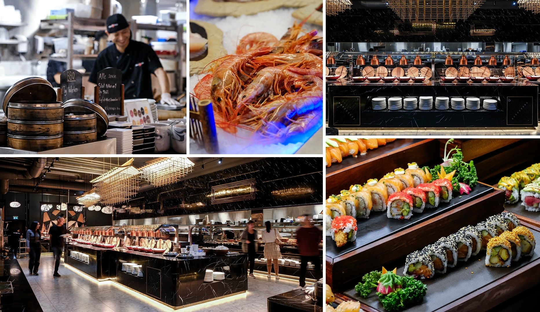 Overdådig asiatisk frokostbuffet hos Chop-Sticks