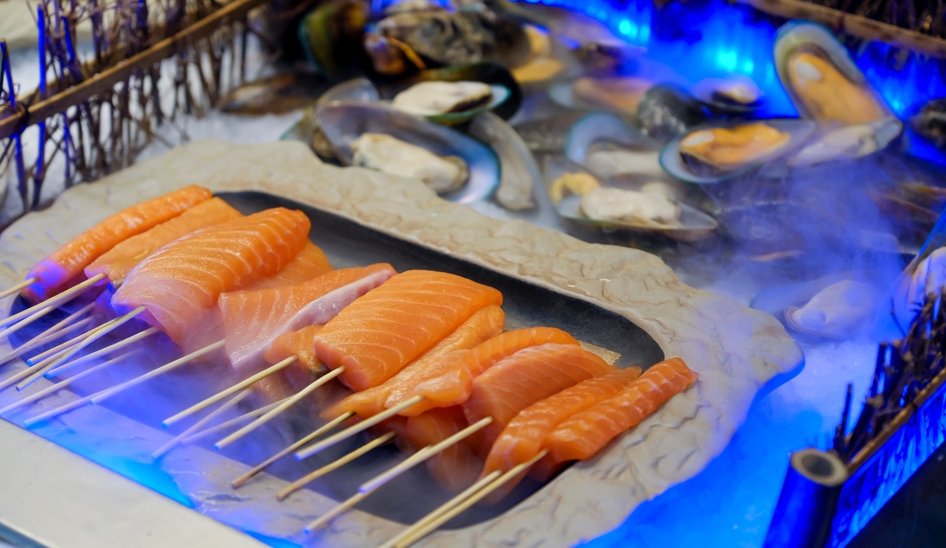 Overdådig asiatisk frokostbuffet hos Chop-Sticks