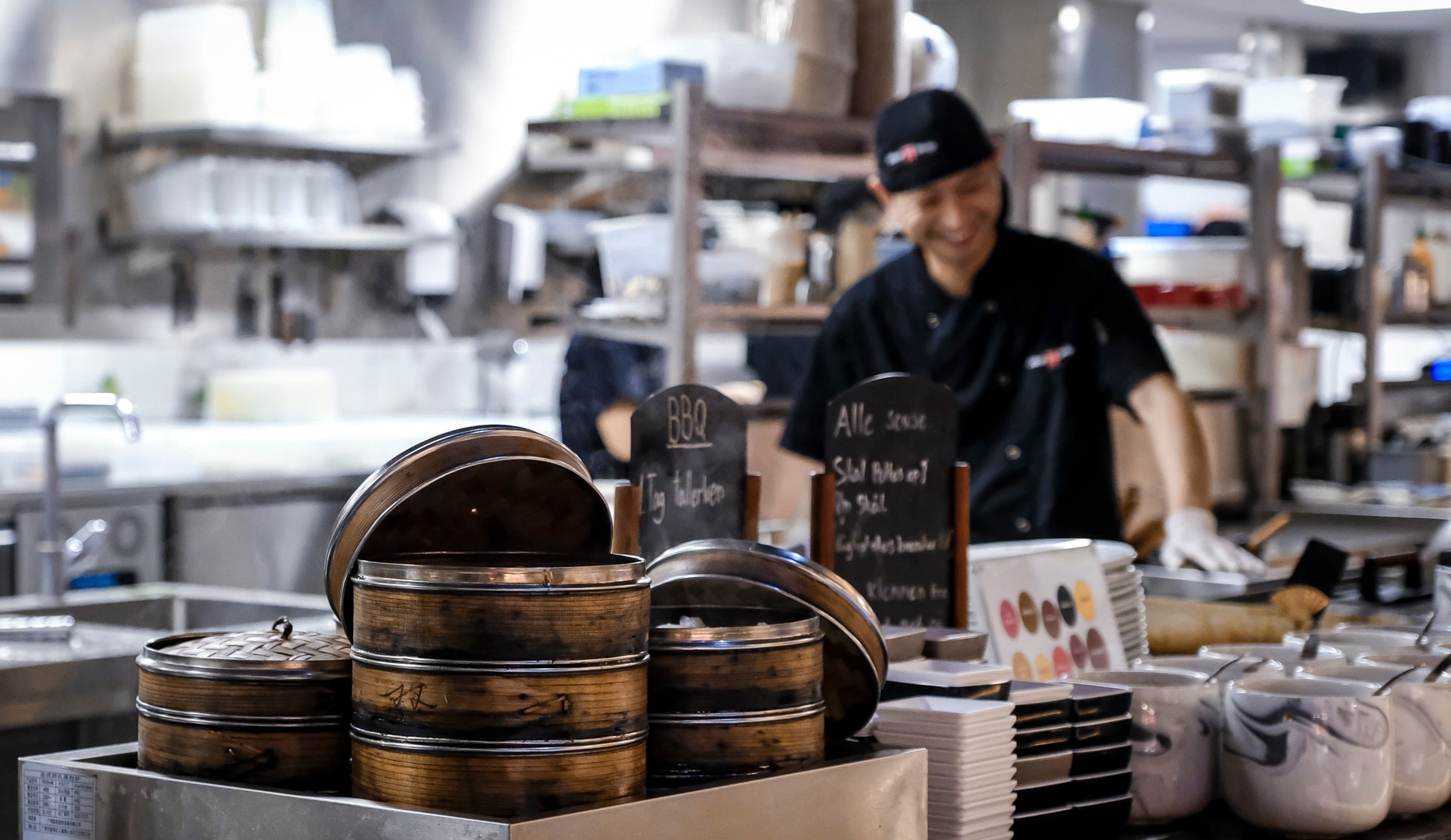 Overdådig asiatisk frokostbuffet hos Chop-Sticks