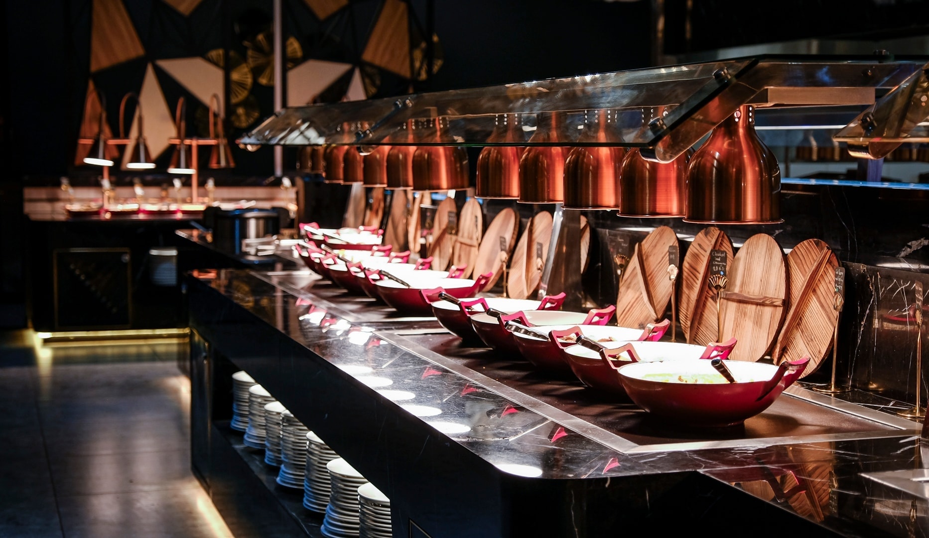 Overdådig asiatisk frokostbuffet hos Chop-Sticks
