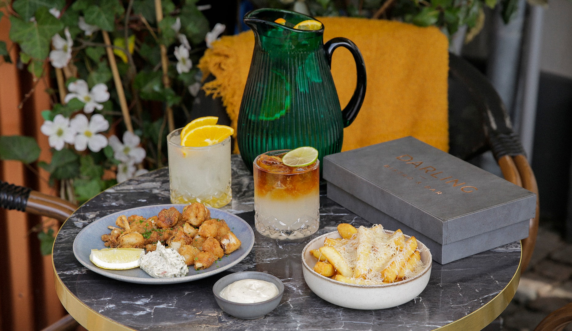Valgfri Pitcher + Snacks hos Darling