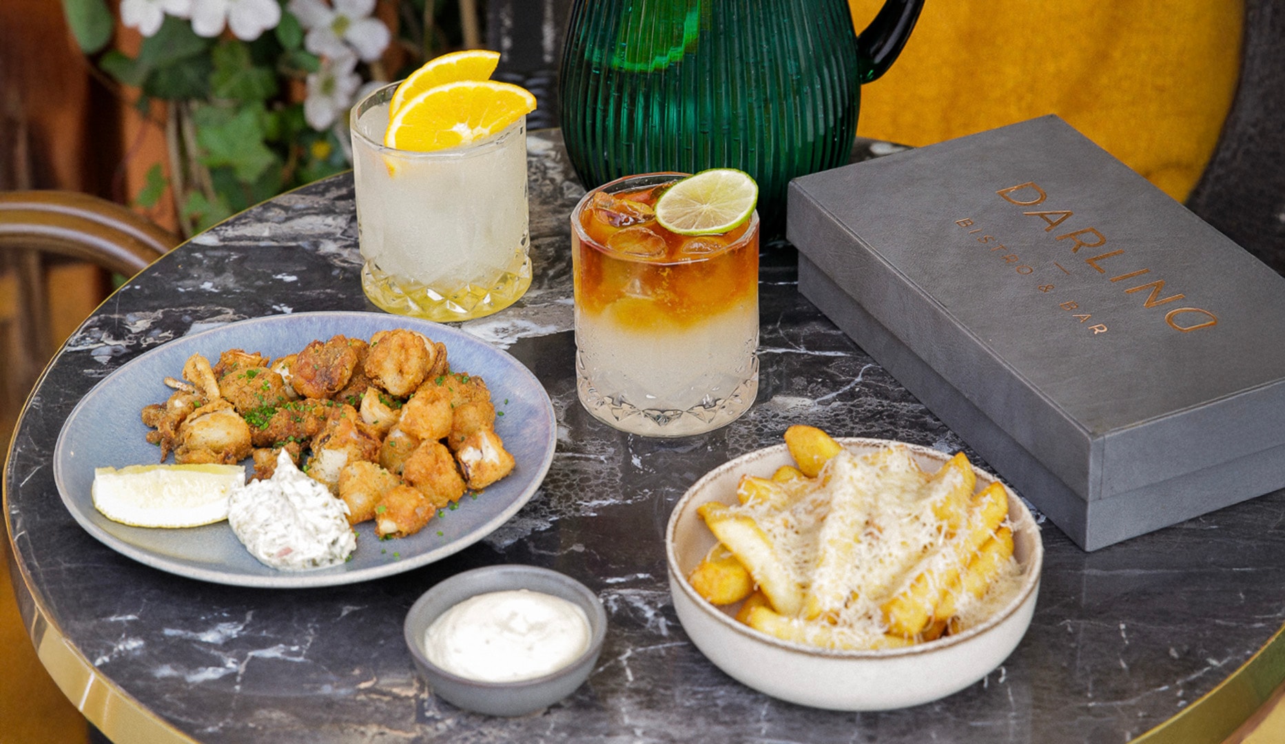 Valgfri Pitcher + Snacks hos Darling