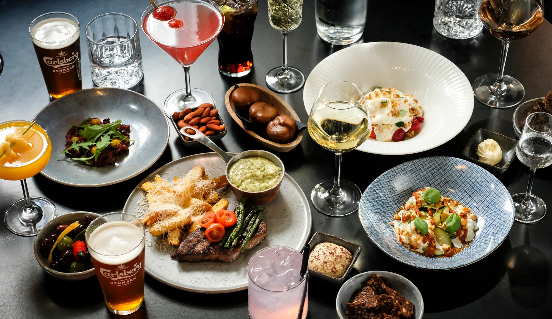 4 Lækre Serveringer og Fri bar