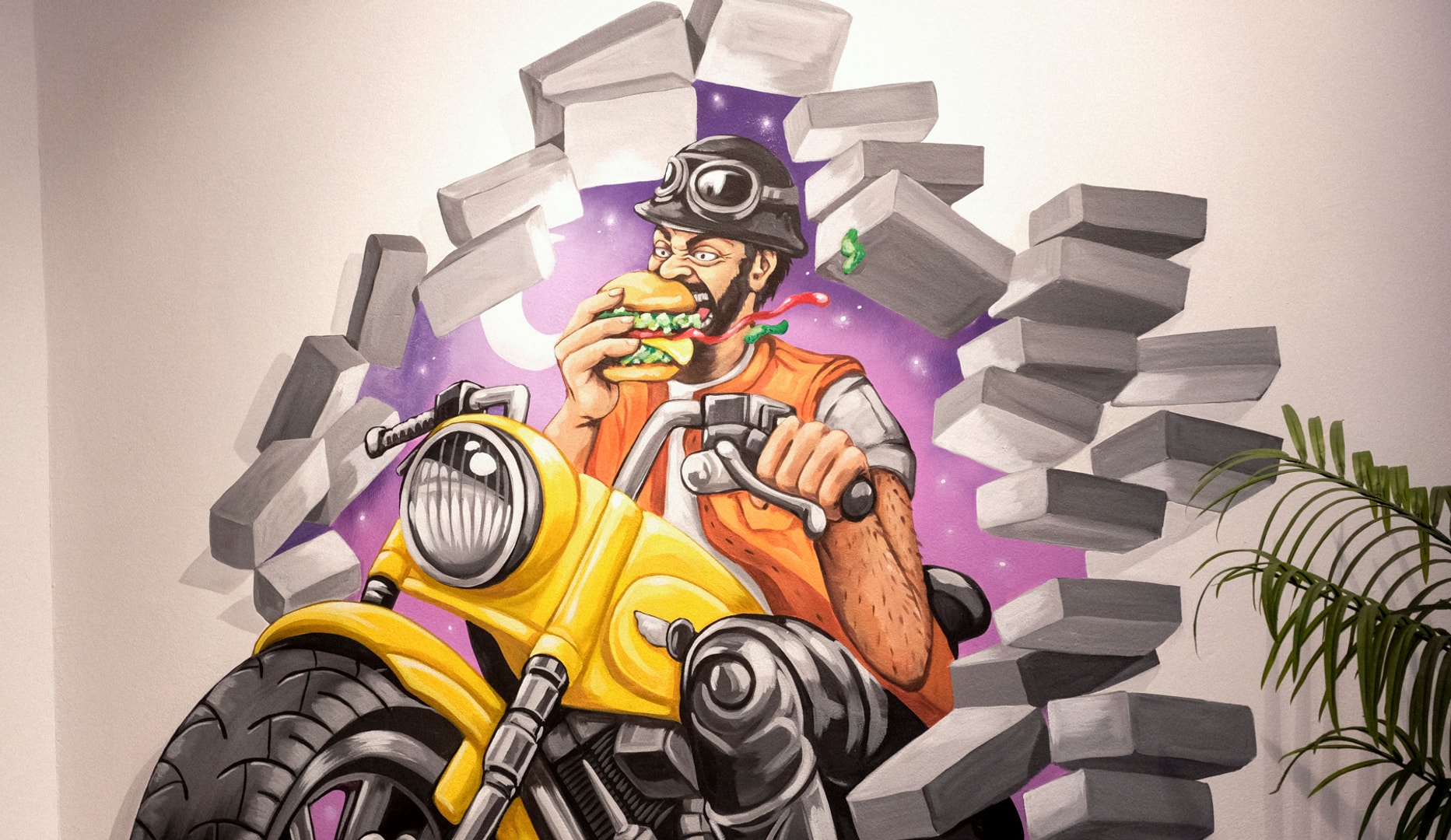 ½ pris på menu hos Burger Maniac