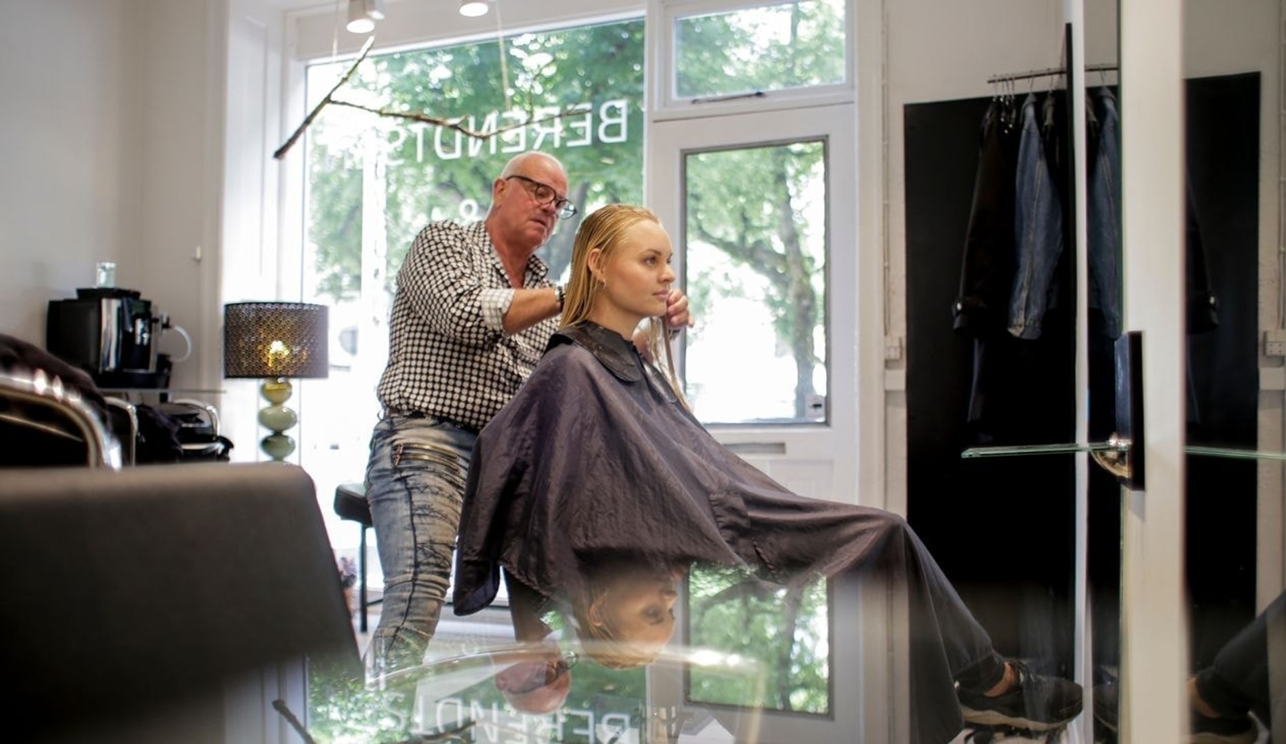 Dameklip med hårkur