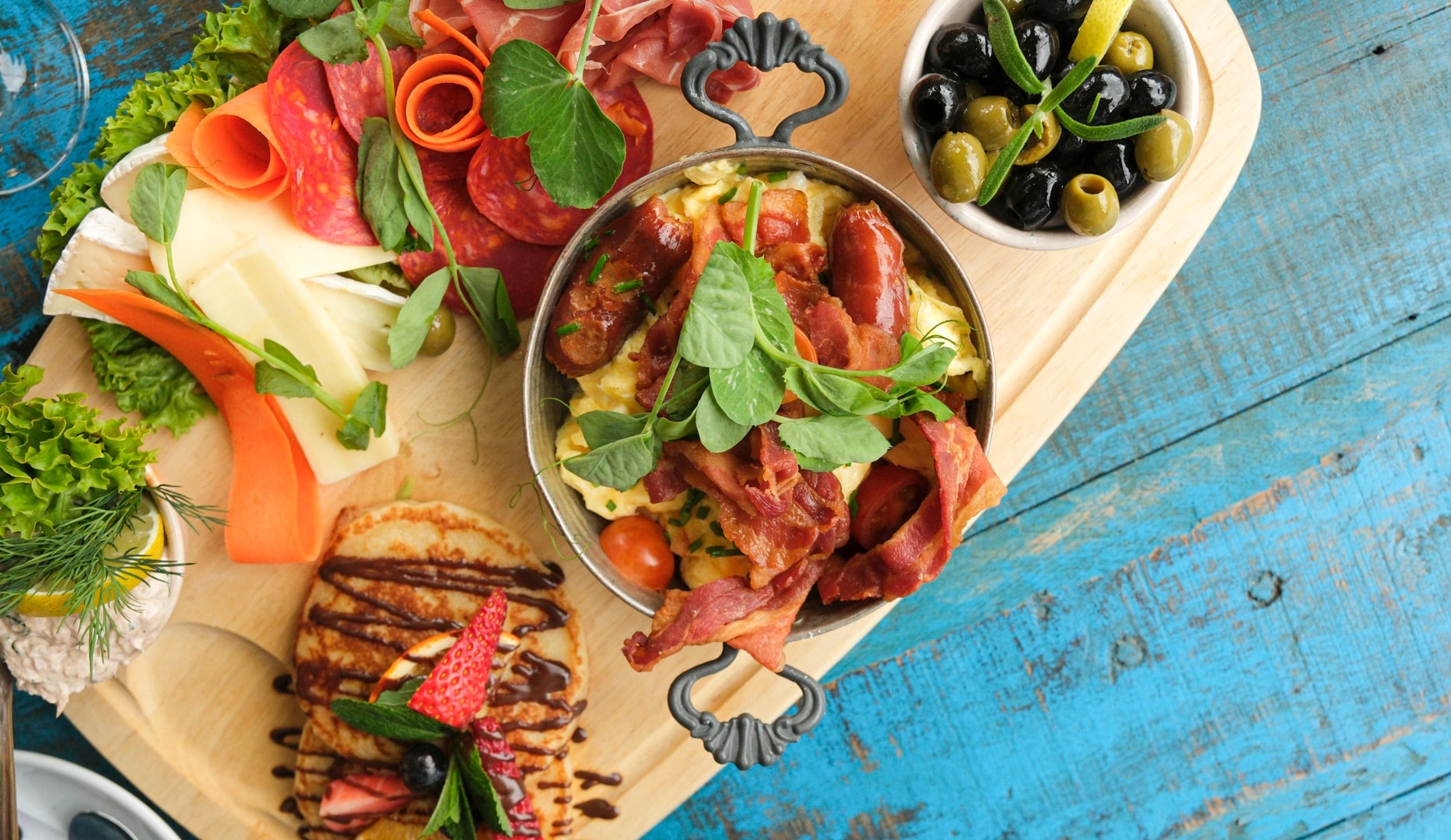 Tapas-Brunch hos Cafe Kaleidoskop, Peter Bangs Vej