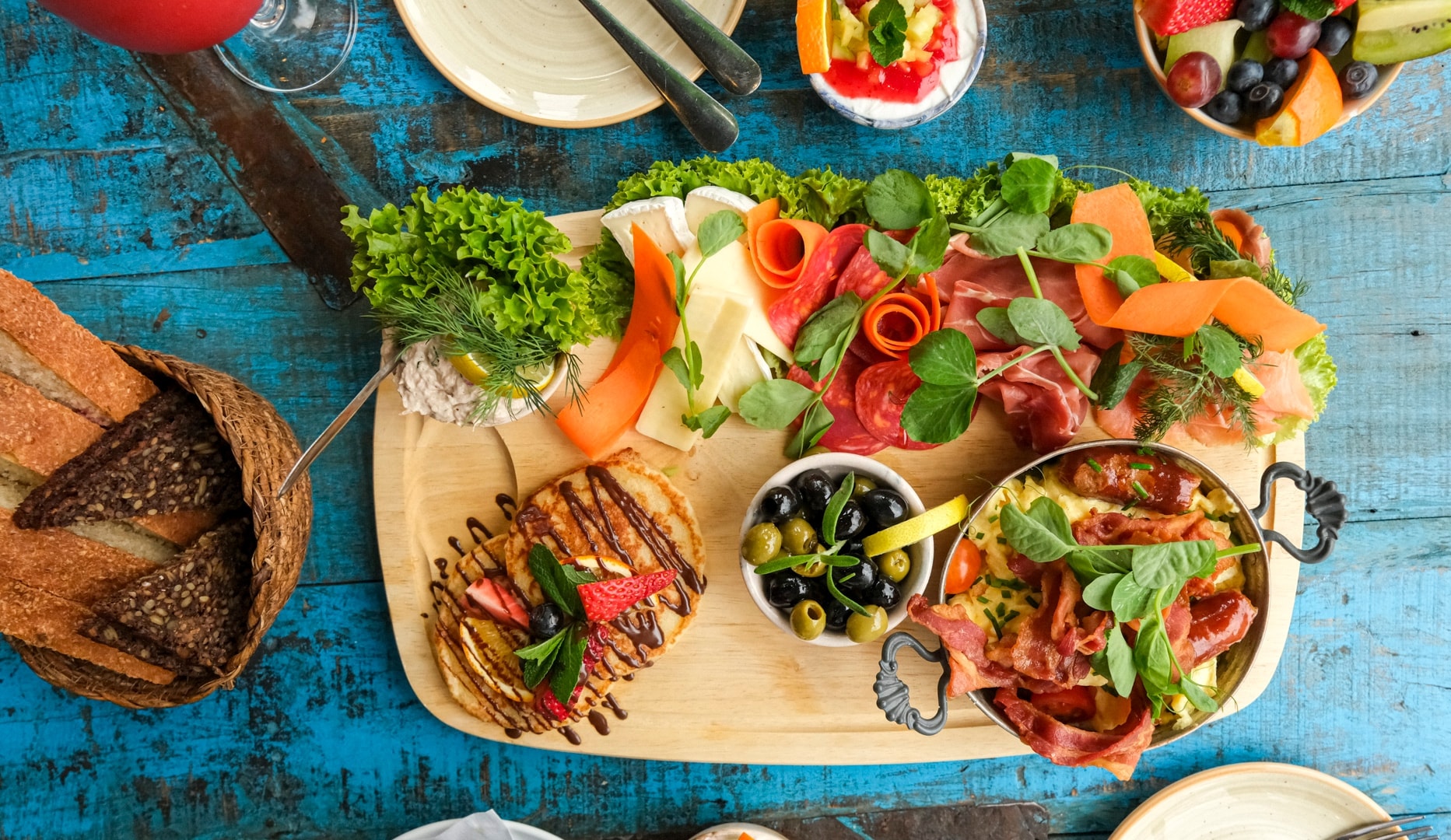 Tapas-Brunch hos Cafe Kaleidoskop, Peter Bangs Vej