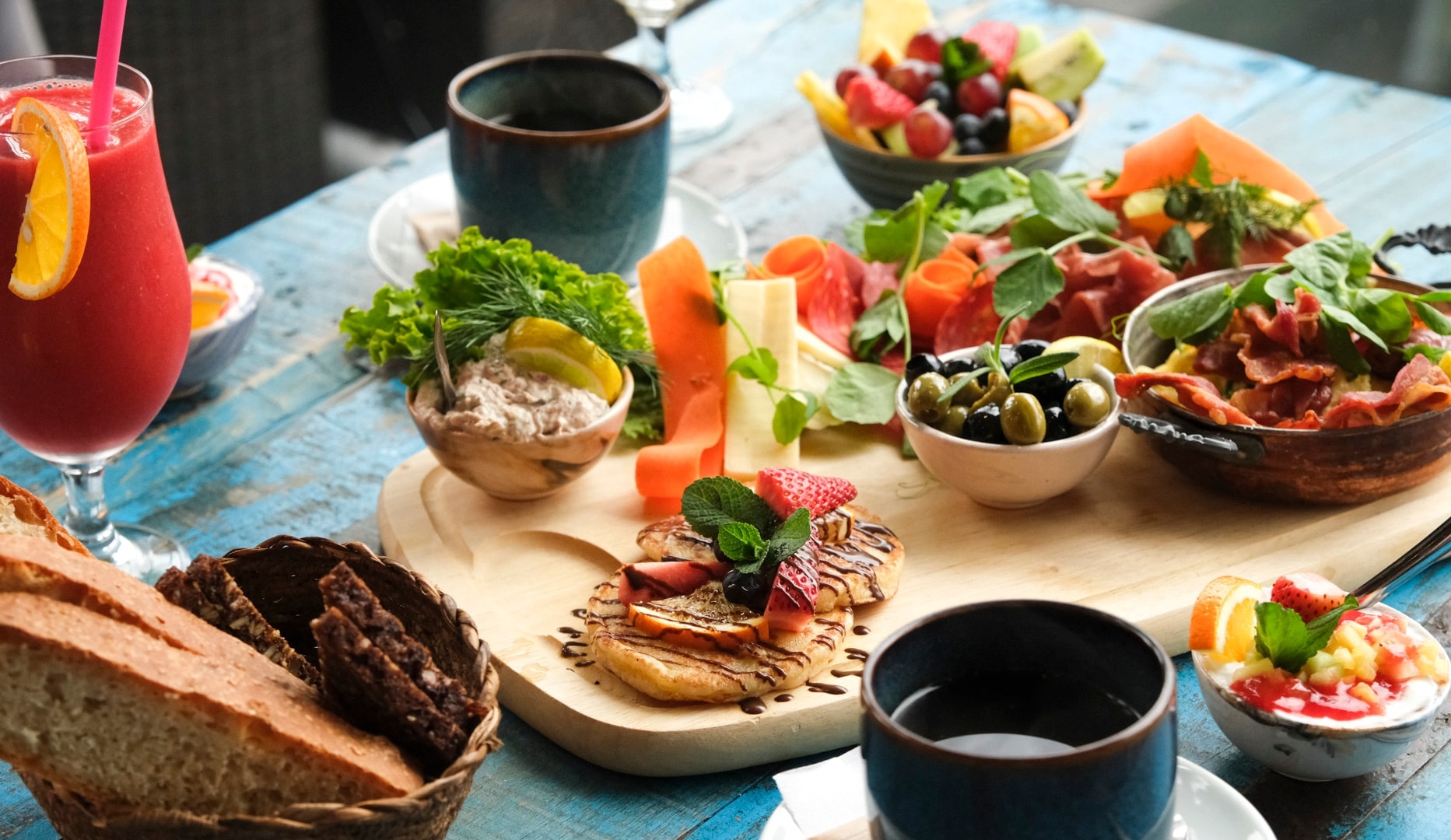 Tapas-Brunch hos Cafe Kaleidoskop, Peter Bangs Vej