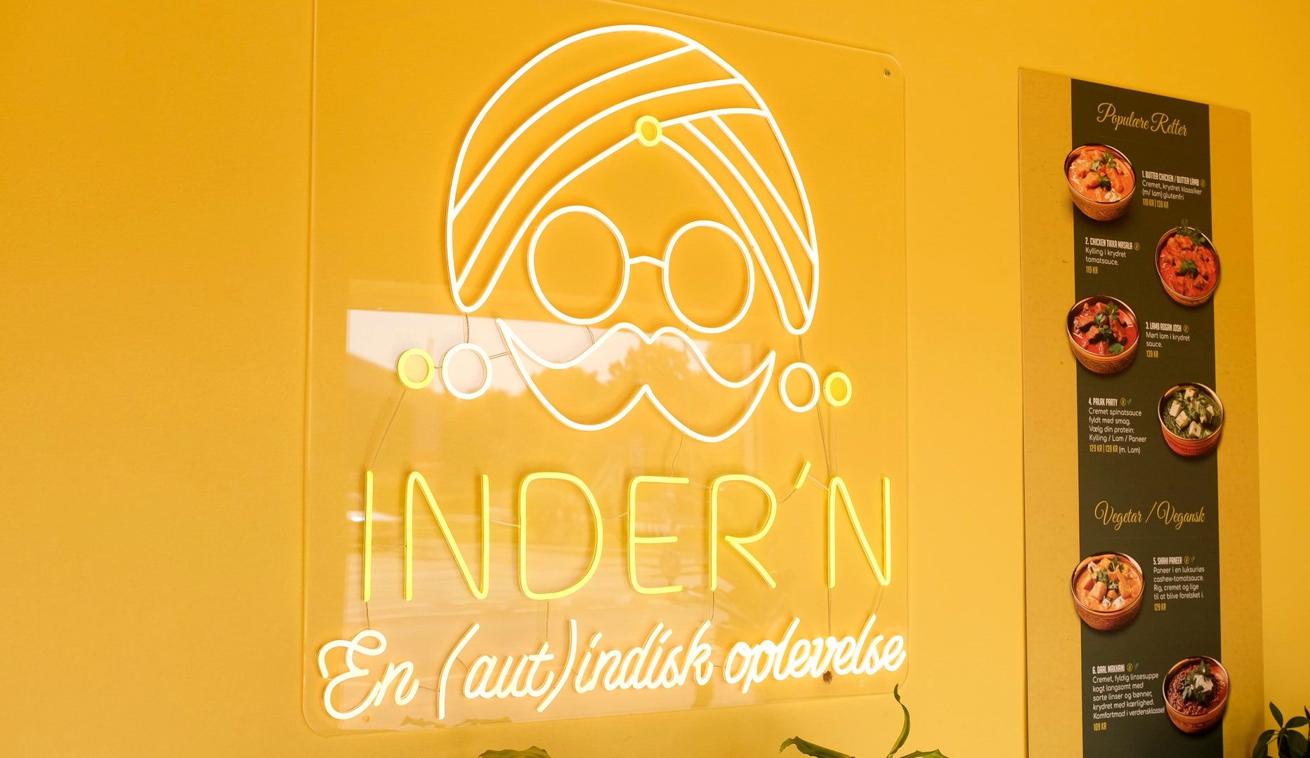 Autentisk Indisk for 2 hos INDER'N