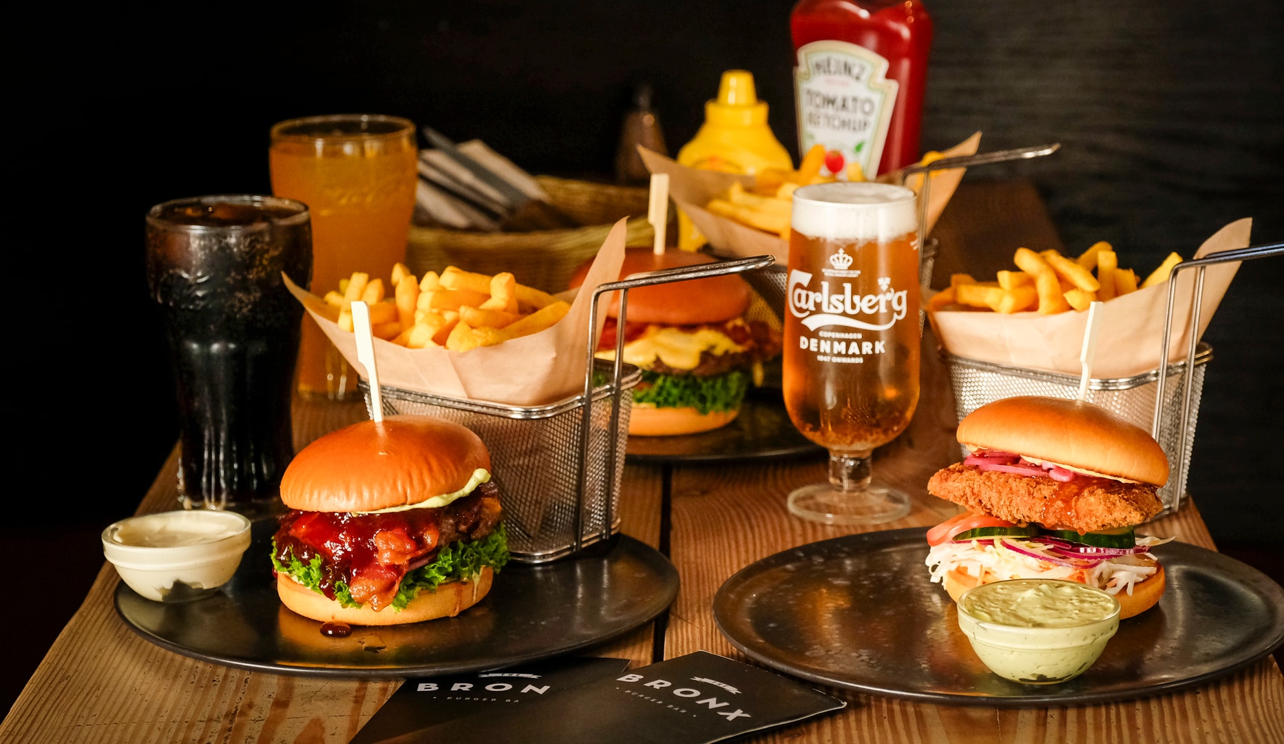 Valgfri Burgercombo hos Bronx Burger
