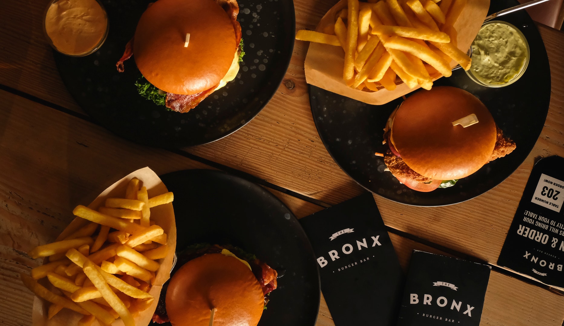 Valgfri Burgercombo hos Bronx Burger