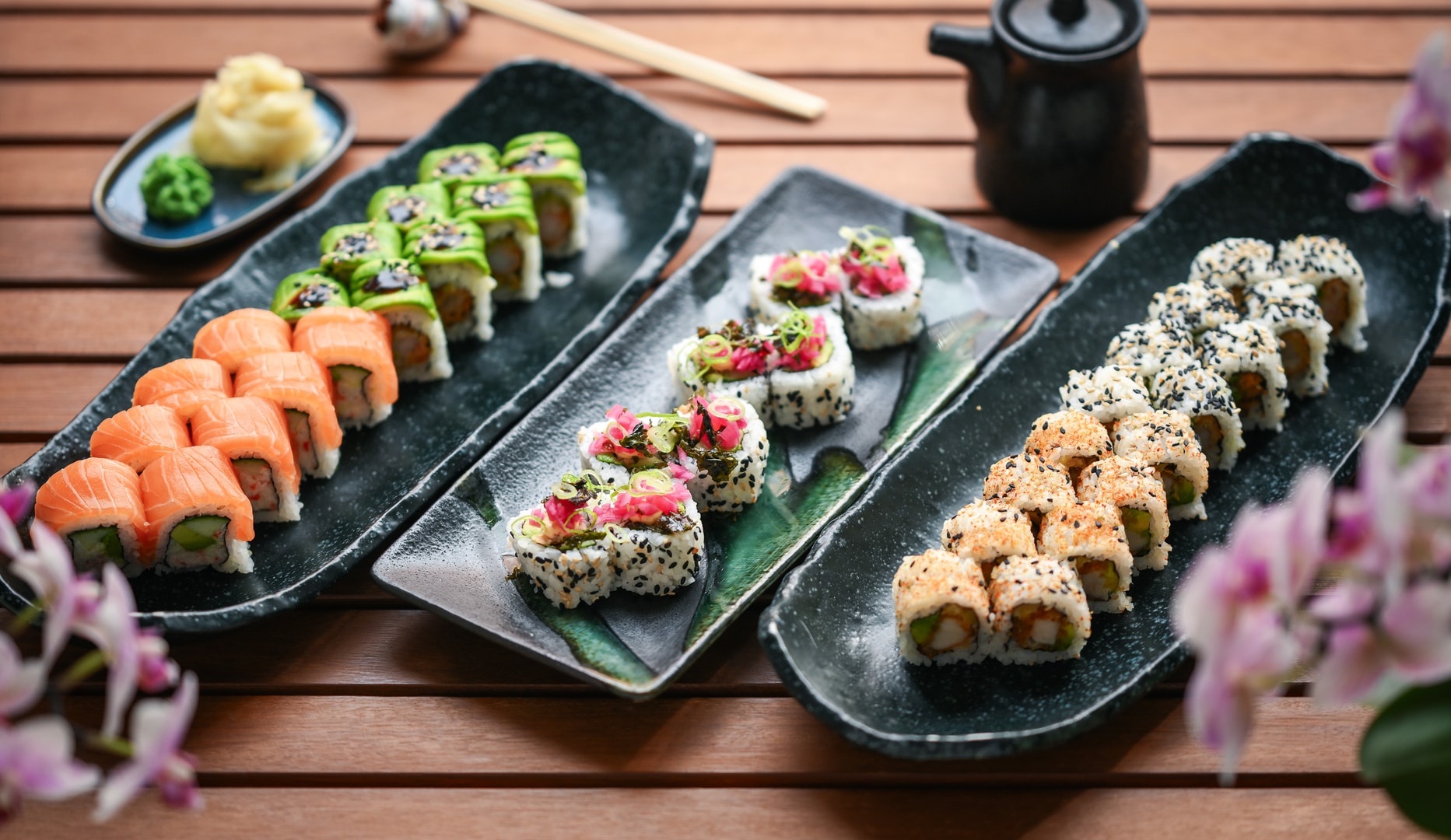 5-stjernet Lækker Sushi | 40 stk. Menu