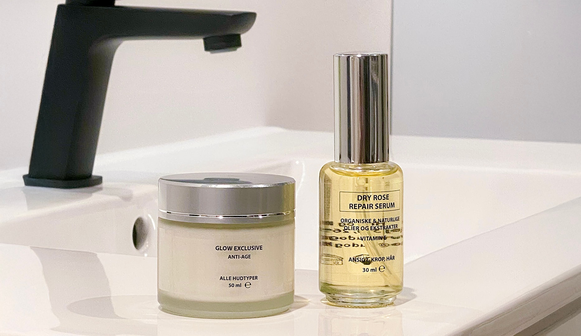Ansigtscreme & Serum fra Glow Nordic