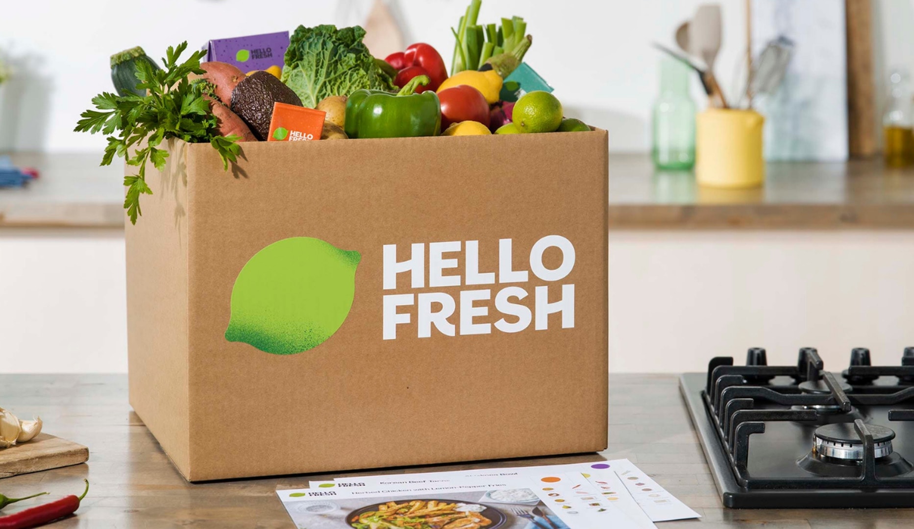 Spar op til 849,- på HelloFresh + Eksklusivt Skærebræt for 0 kr.