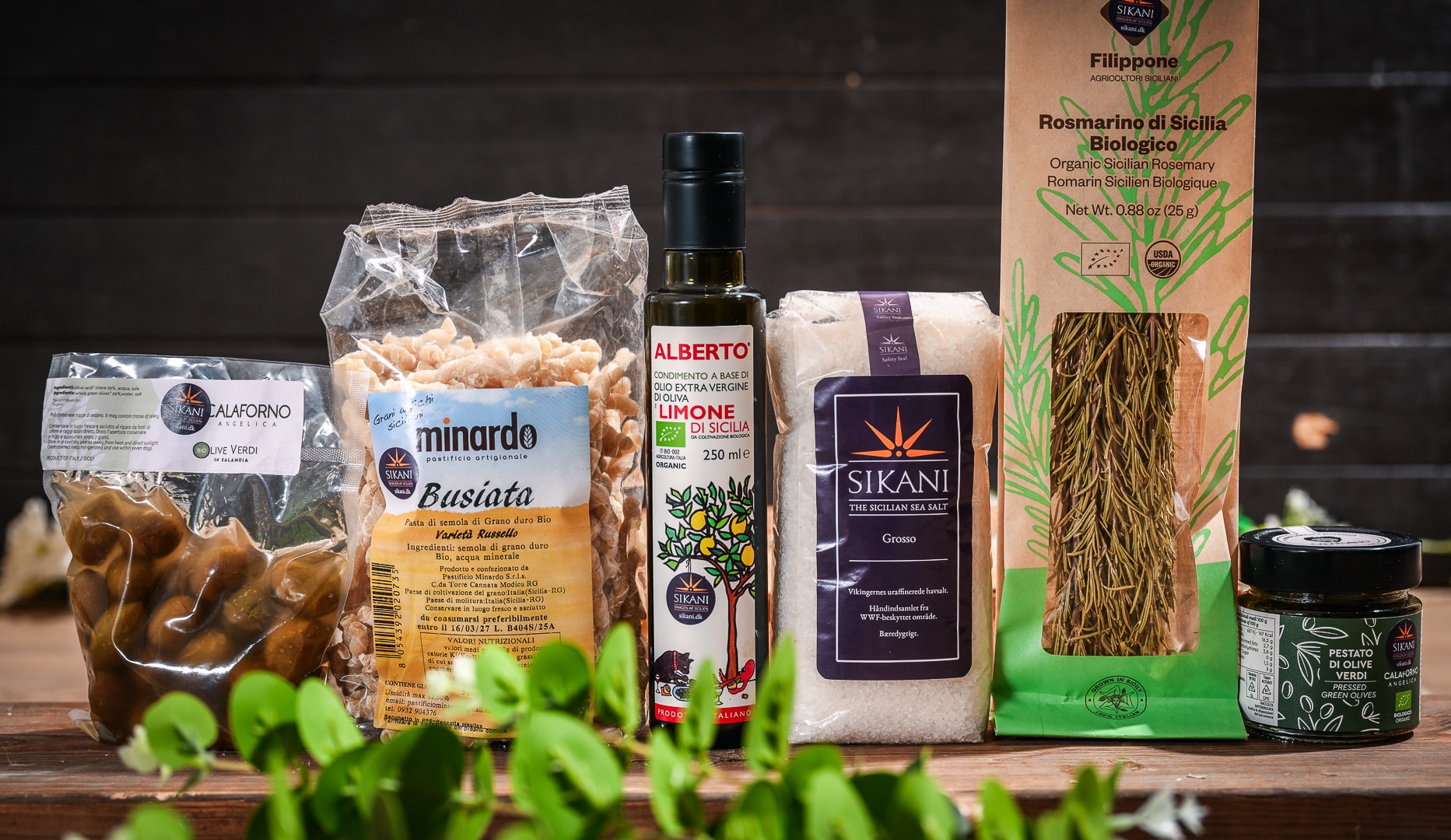 Specialpakke med produkter fra Sikani