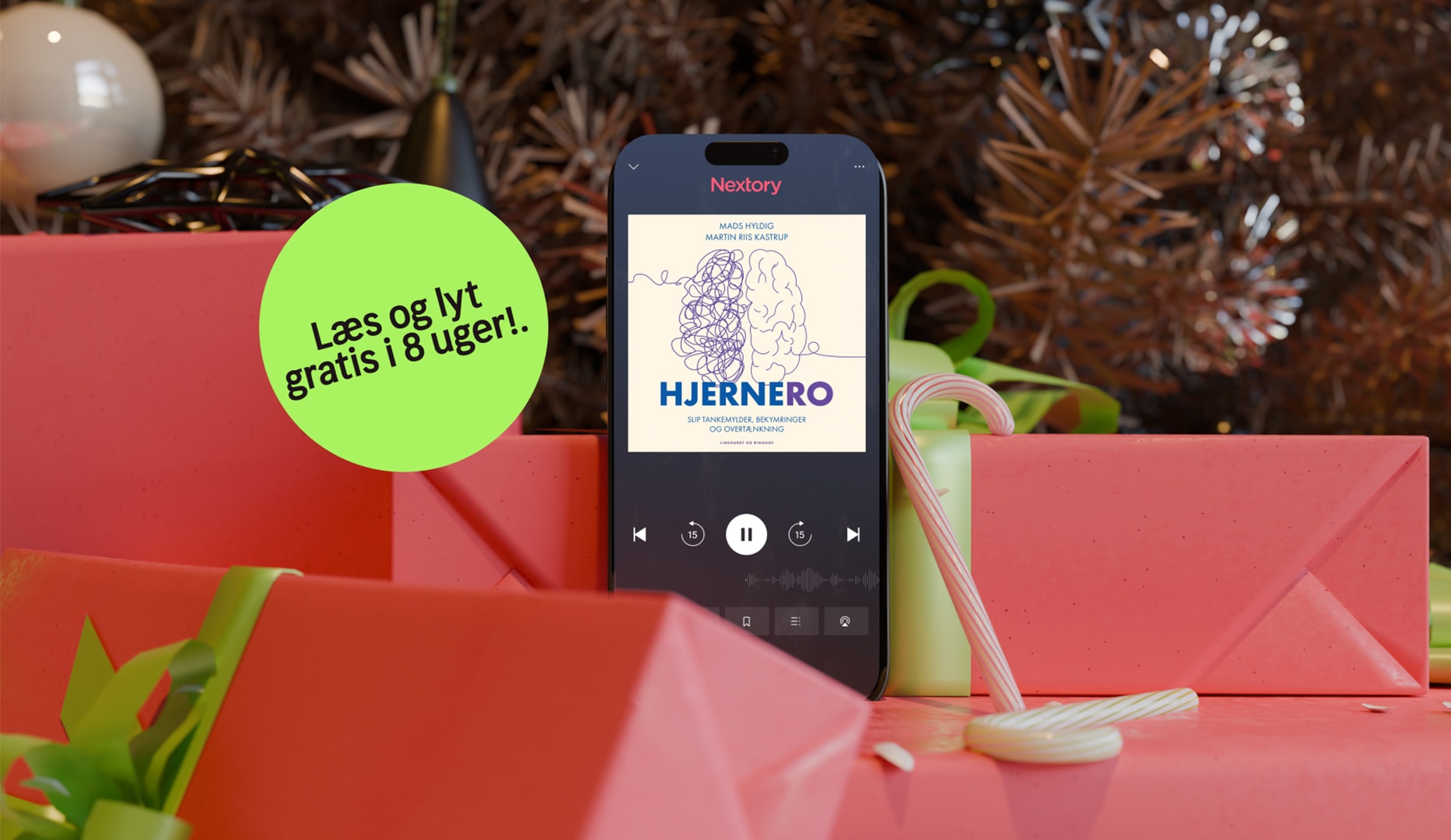 8 ugers GRATIS Lydbog hos Nextory