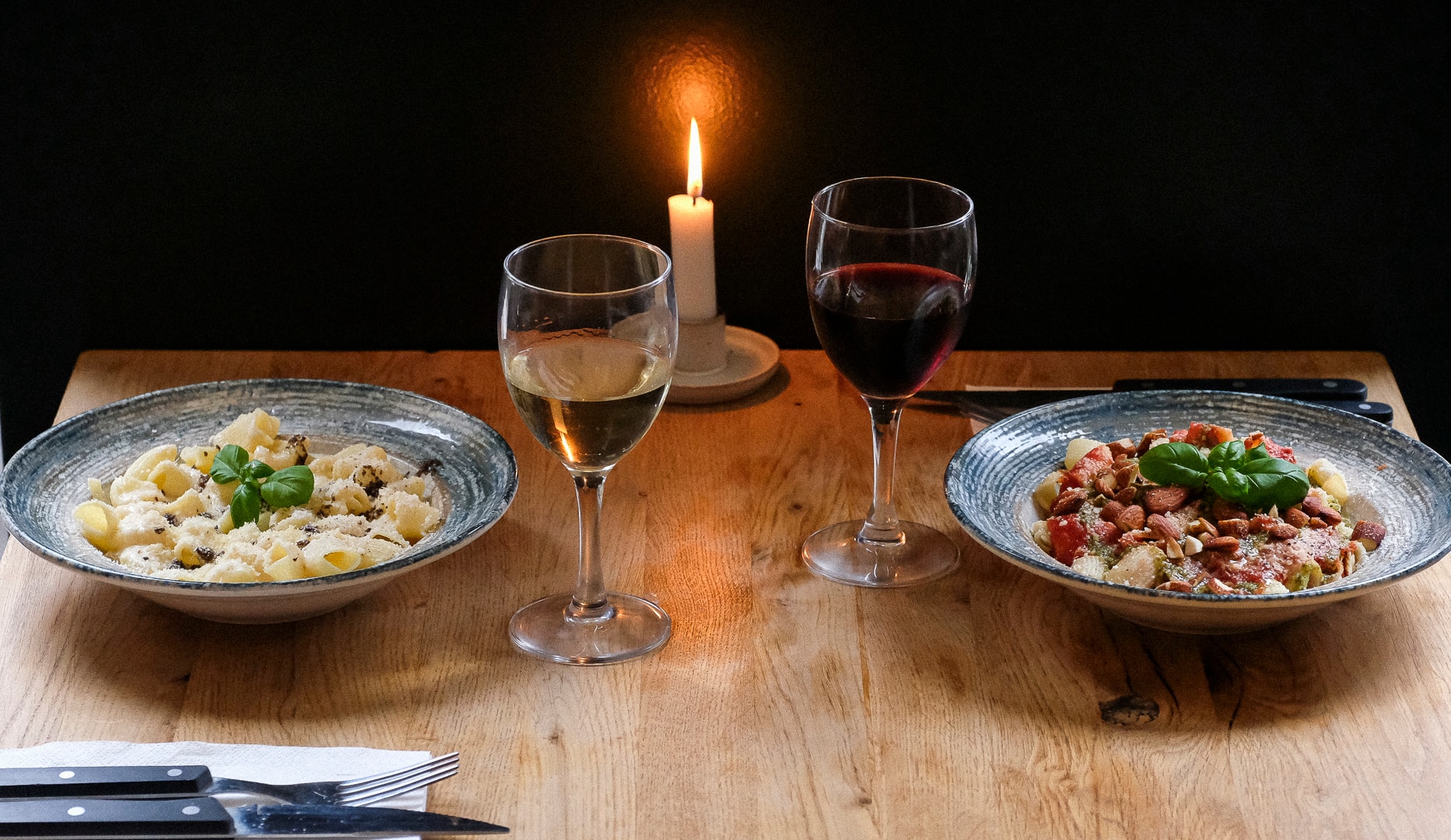 2 Valgfrie Pastaretter hos Fabio Pasta