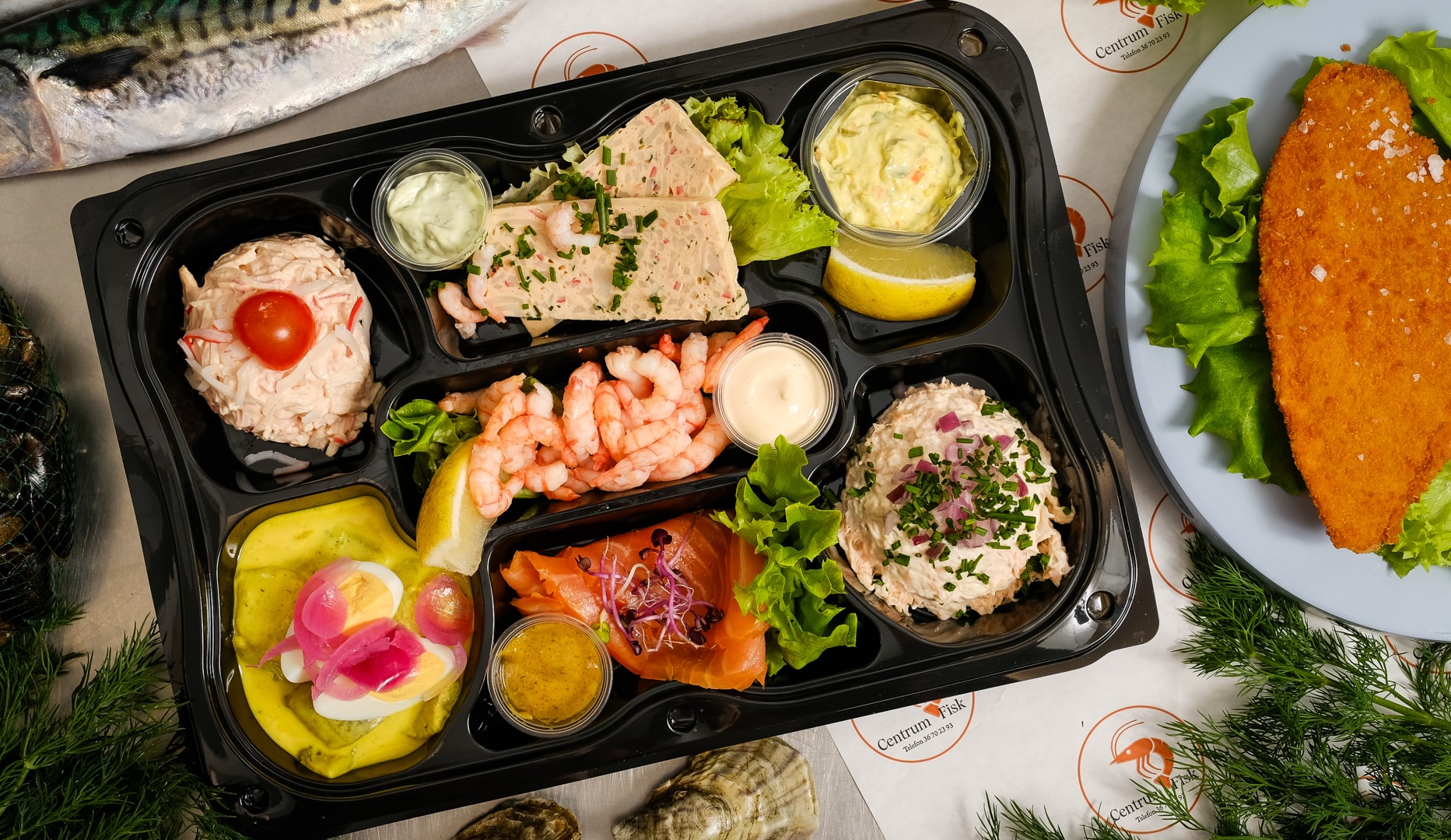 Eksklusiv Fiskeplatte for 2 - Rødovre C