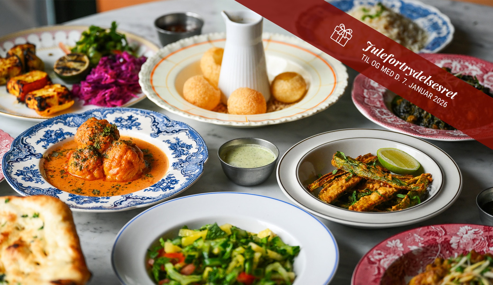 9-retters hos Dhaba Kitchen - Tastingmenu fra Prisvindende TV-Kok