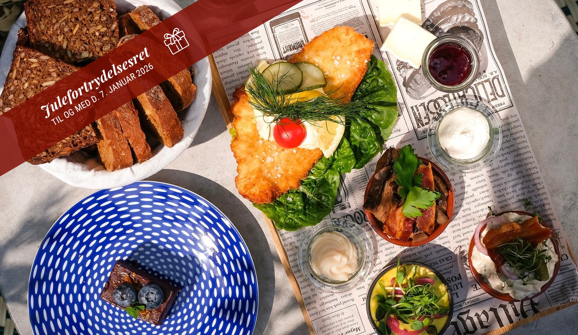 Frokostplatte hos Frederiksberg Rådhuskælder - Jul/Vinter