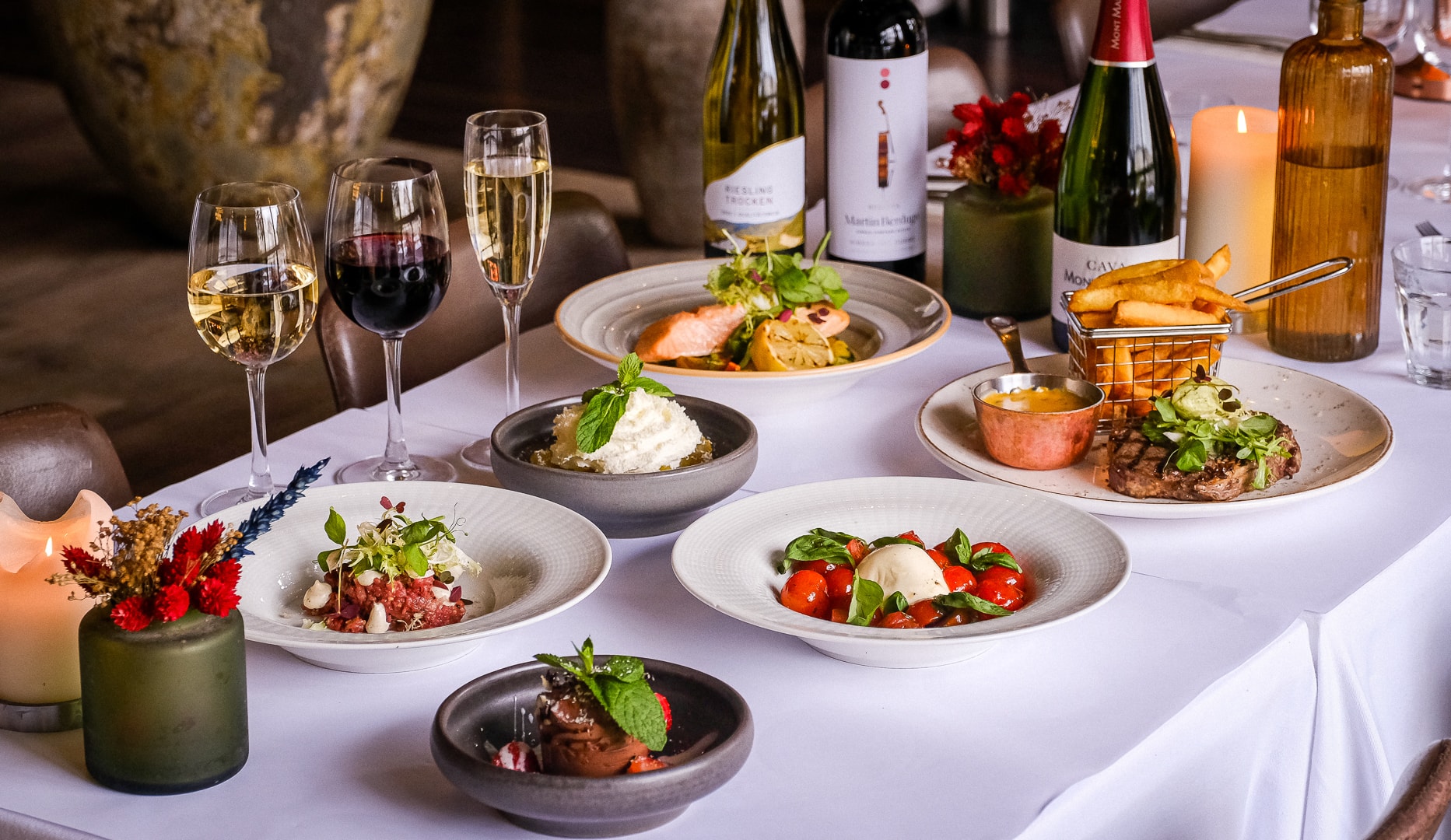 Valgfri 3-retters på Dag H - Mærk Vinterstemningen på Østerbros Skønneste Beliggenhed