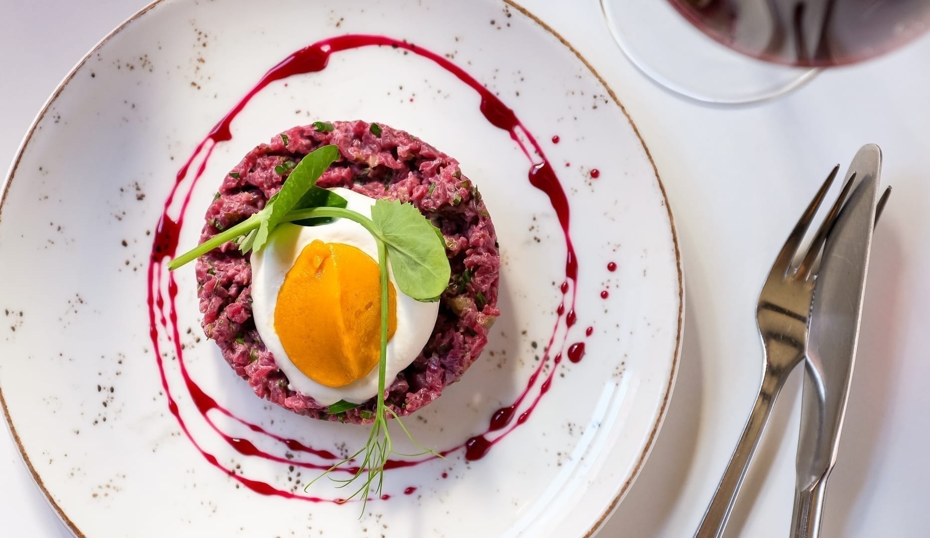 Valgfri 3-retters hos Le Basilic