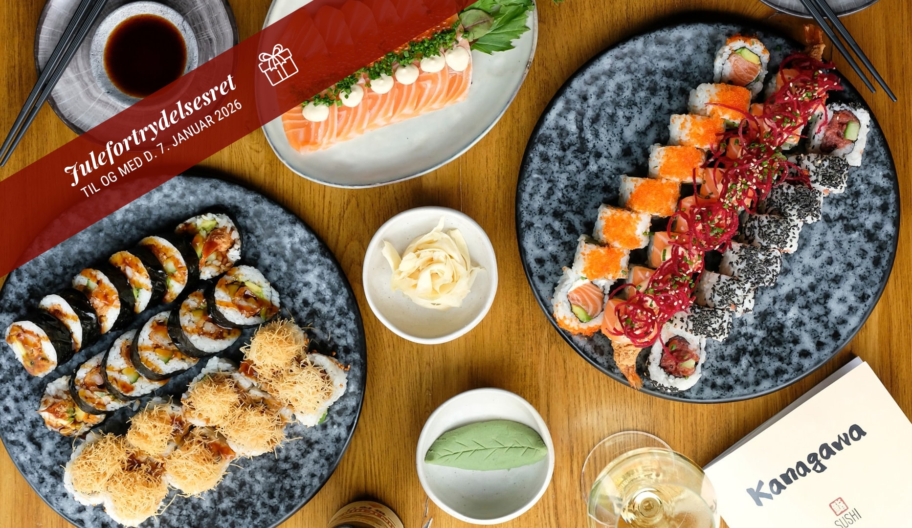 Sushi fra Kanagawa - 40/50 stk.