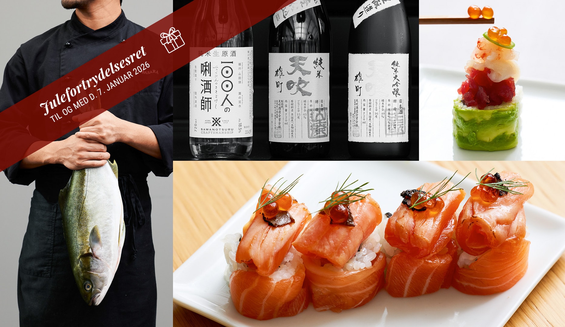 Frit valg & ½ pris hos Basara Sushi