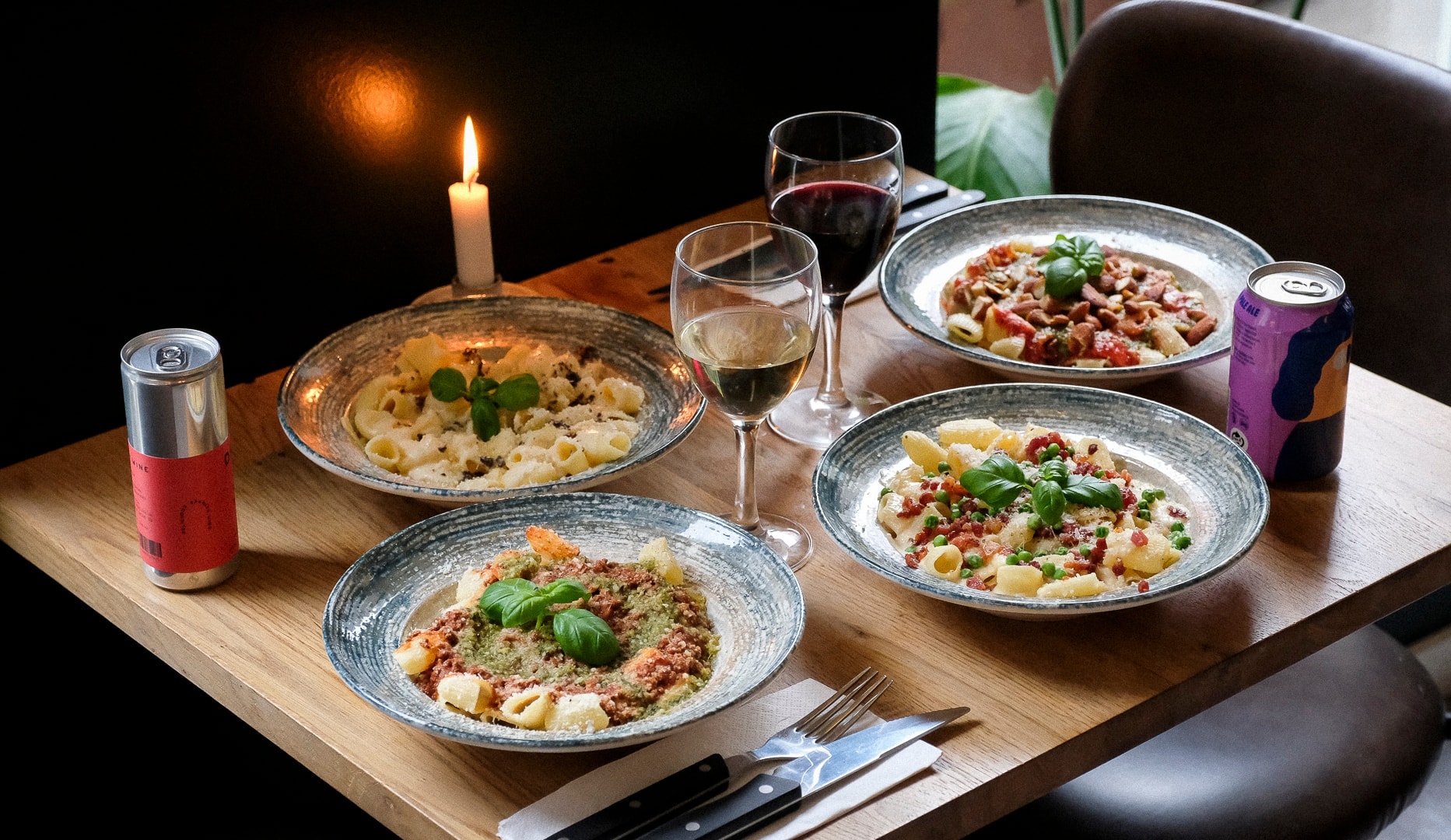 2 Valgfrie Pastaretter hos Fabio Pasta